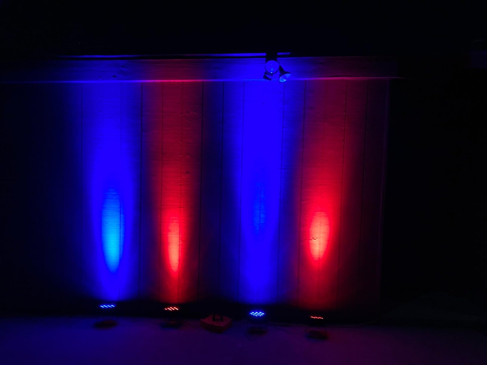36LEDs RGB Stage Par Lights - OPPSK 36W Sound Activated Multi Modes - Remote DMX Control - Corded Electric - Uplights for Events DJ Music Dance Party Wedding Church Bar Club Stage Lighting (4Pack) customer photo 1