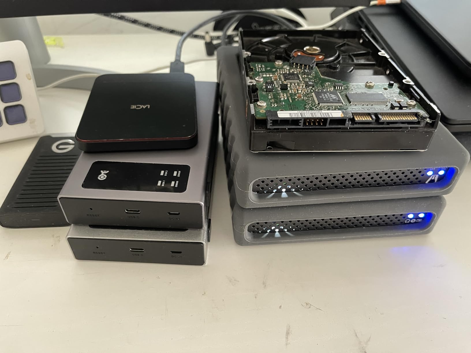 MiniPro RAID V4 USB-C (10Gbps) Dual Bay Enclosure customer photo 2