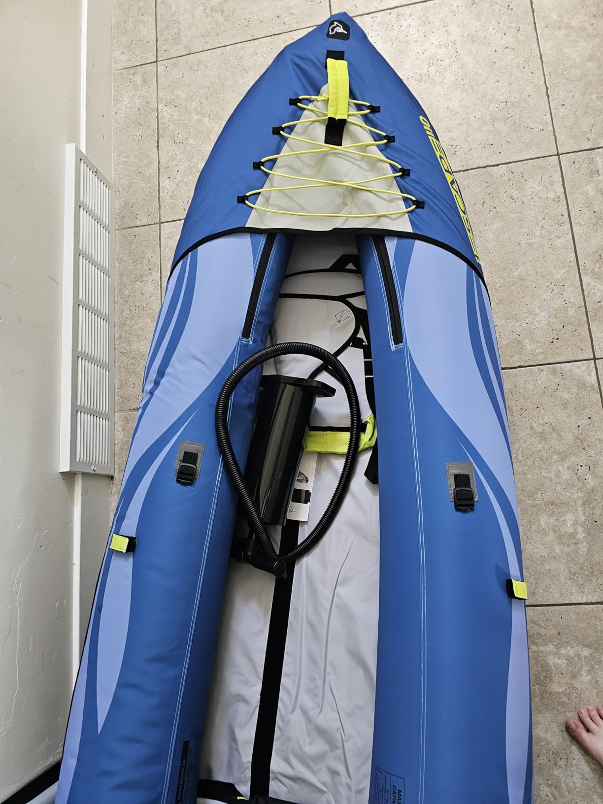 Pelican iESCAPE Inflatable Kayak - Recreational Kayak - Compact, Stable and Fun All in One - for 1 or 2 Person customer photo 2