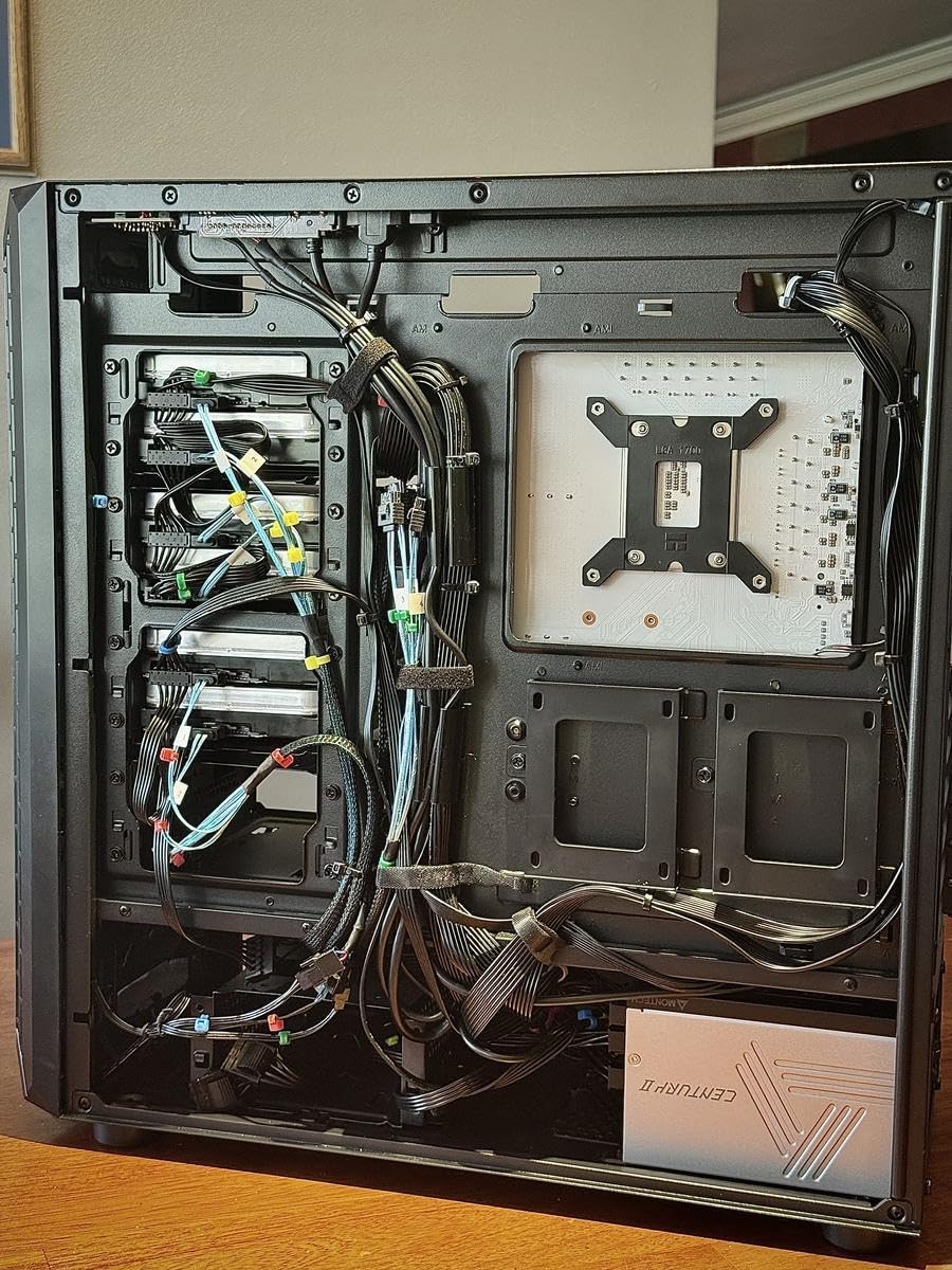 DARKROCK Classico Storage Master ATX NAS Computer Case with 4x120mm Fans, 10 x 3.5'' HDD + 3 x 2.5'' SSD customer photo 2