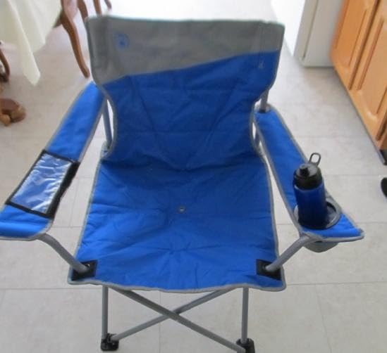 Coleman Big-N-Tall Camping Chair with Cup Holder & Side Pocket, Water-Resistant XL Outdoor Seat Supports up to 600 lbs, Great for Camping, Tailgating, Firepits, Patio, & More customer photo 2