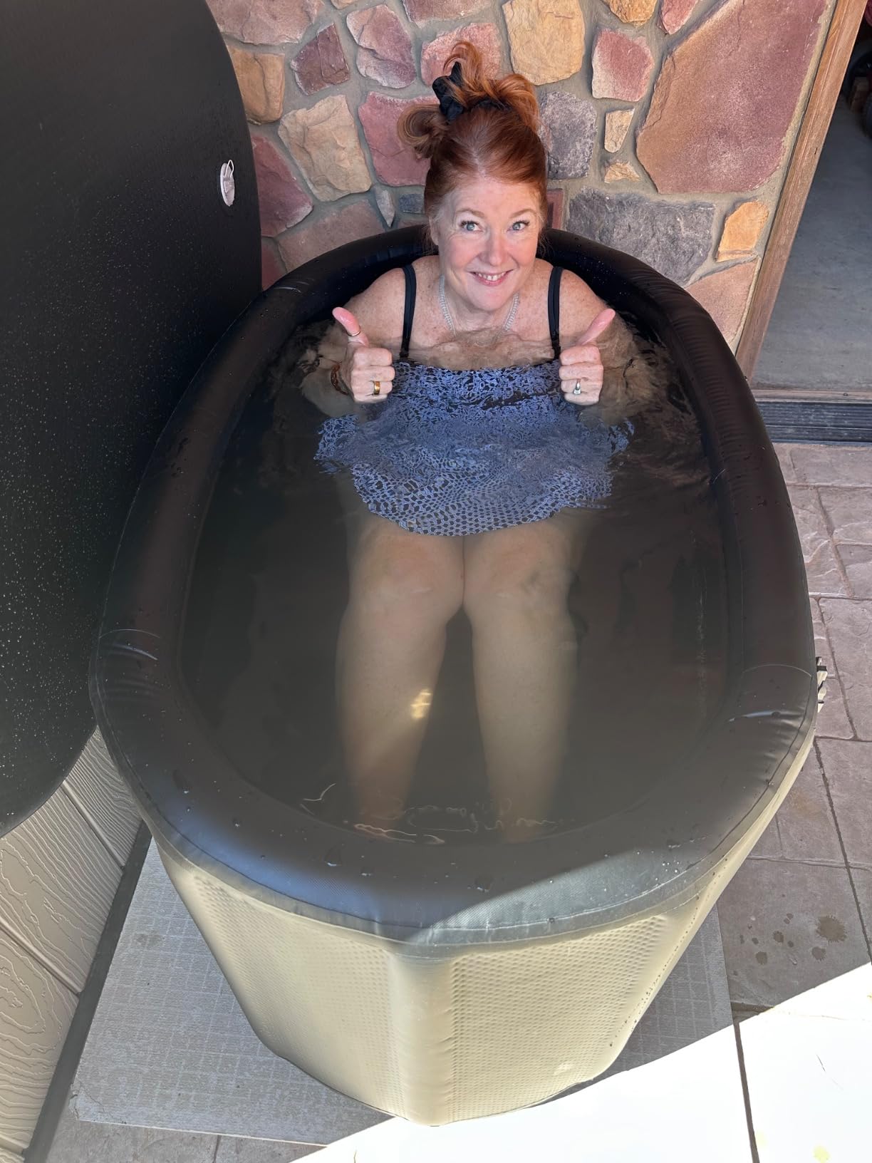 Lifepro NordPod Ice Bath Tub Portable Cold Plunge Water Therapy Pool customer photo 2