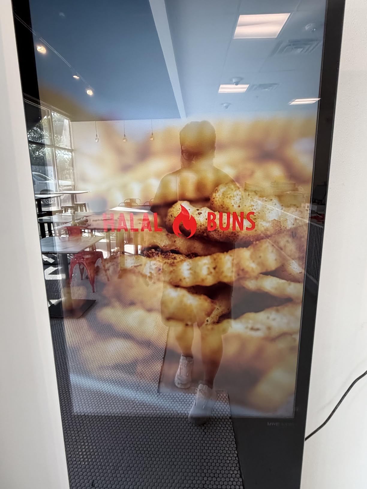 MWE 65 Inch 4K Digital Signage Display Kiosk, Indoor Floor Standing Advertising Display Poster, LCD Commercial Display with Auto Media Player, Android System, HDMI/USB/WiFi customer photo 1