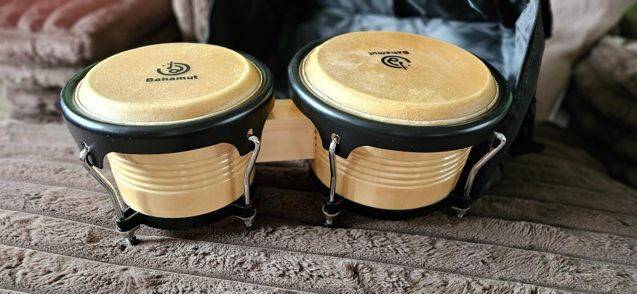 BAHAMUT Bongo Drum Set, 7