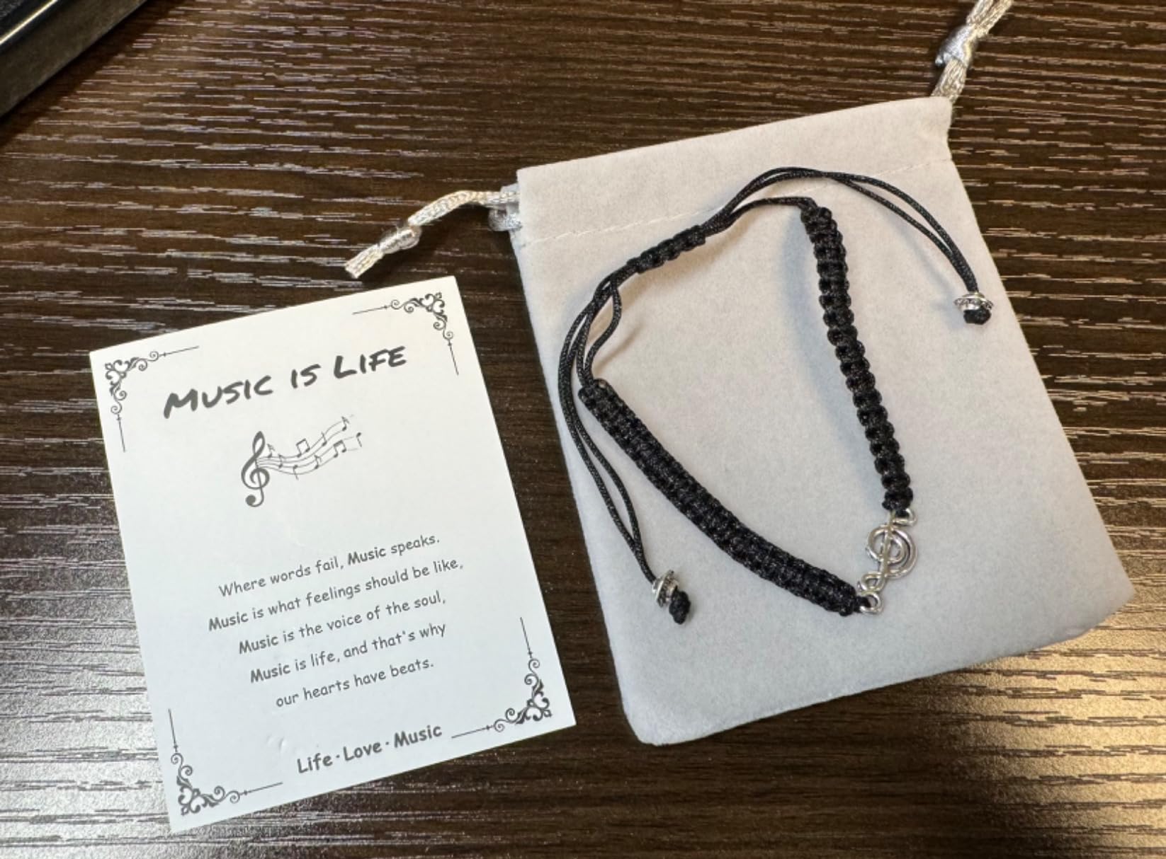 SmileBelle Music Gifts for Women Men Teacher Music Note and Guitar Bracelet | Marching Band Jewelry, Instruments Concert Essentials, Choir Gift for Music Lovers customer photo 2