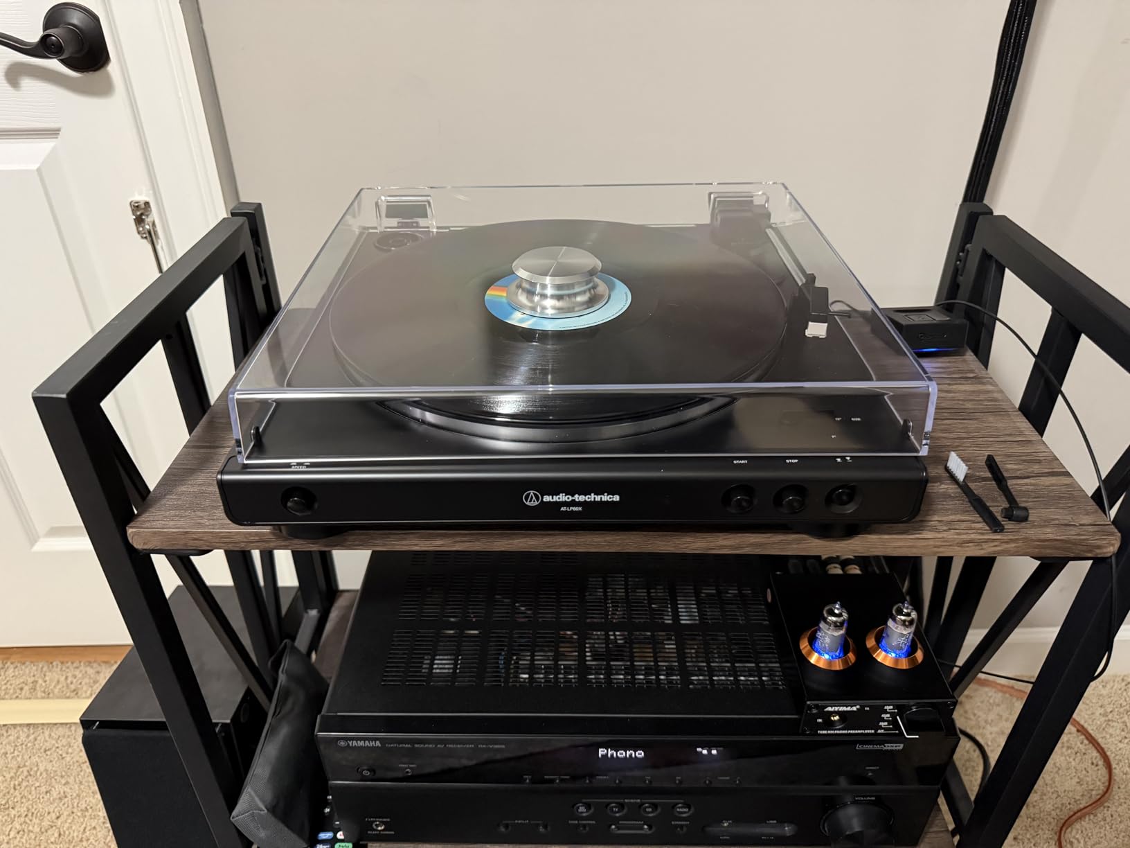 Black Record Weight Stabilizer, Vinyl Weight for Turntables | Record Player Accessories, Vinyl & Turntable Accessories customer photo 2