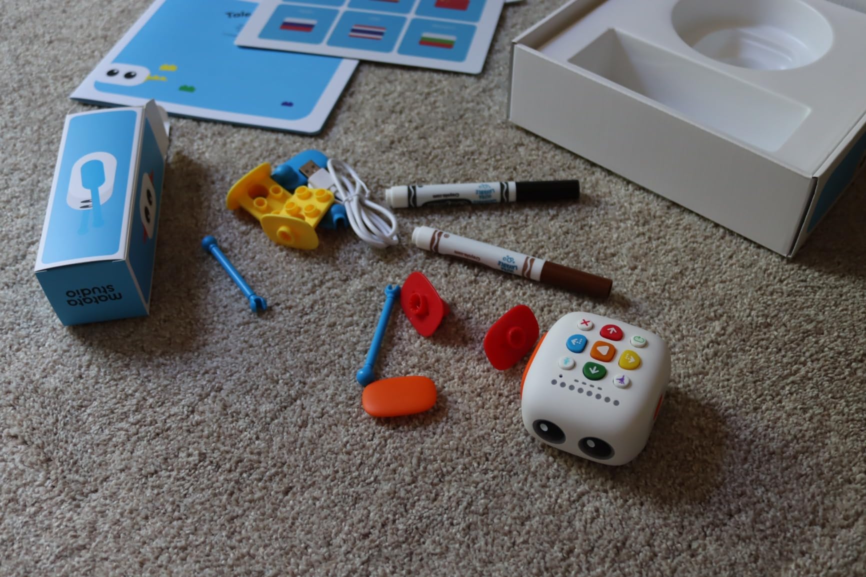 TaleBot Pro Coding Robot for Kids 3-5, Screen-Free STEM Toy | Screen-Free Coding Robot Teaches Toddlers Early Programming, Interactive STEM Learning for Pre-K & Homeschool, Ages 3-5 customer photo 1