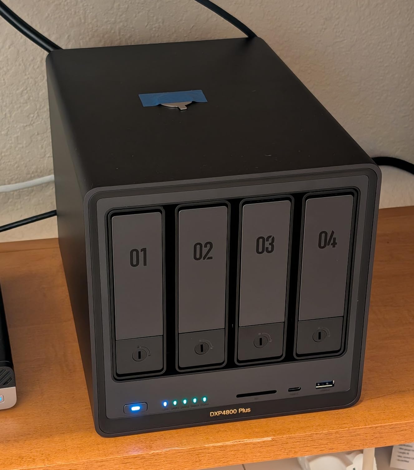 UGREEN DXP4800 Plus 4-Bay NAS for Families, Creators & Small Teams | 4K Home Media, File Server & Hardware Transcoding, Intel 8505, 8GB DDR5, 10GbE&2.5GbE, Built-in 128G SSD, 2xM.2 NVMe, Diskless customer photo 2
