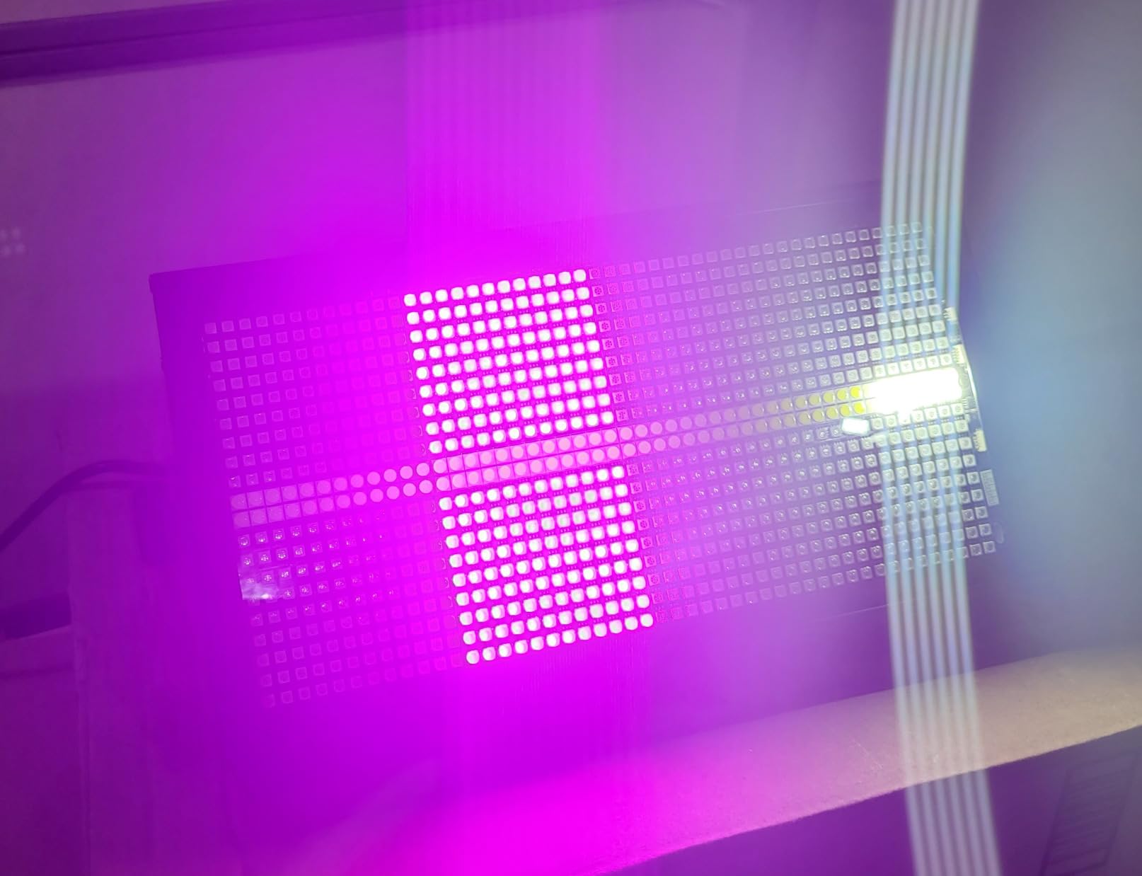 LED Stage Strobe Light - 500W 960 LEDs RGBW DJ Strobe Light with 16 Zones Chasing by DMX RDM Control Sound Activated Auto Play Uplight for Event Club Bar Party Show Wedding Band Lighting customer photo 2