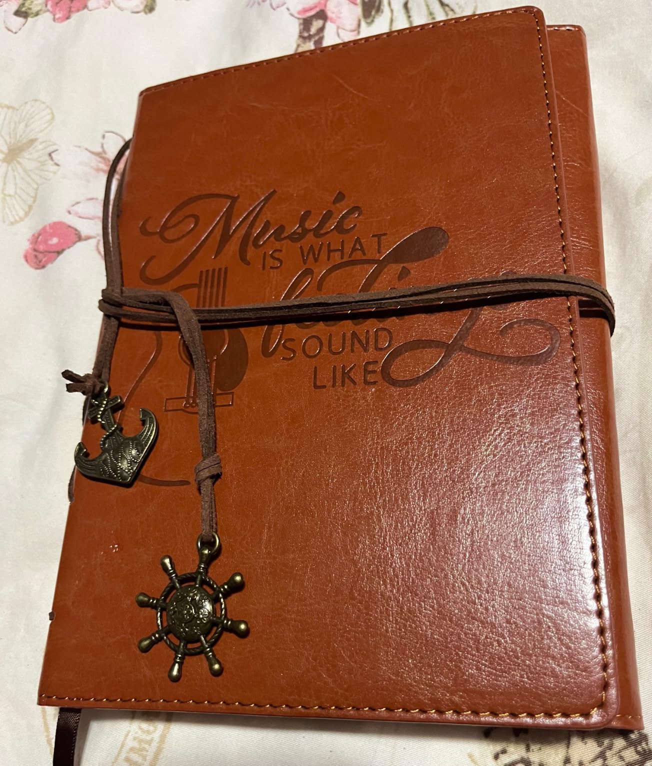 Unique Music Themed Personalized Notebook Gifts Cool Gifts For Music Lovers Musicians Writers Teacher Singers Songwriting Journal customer photo 1