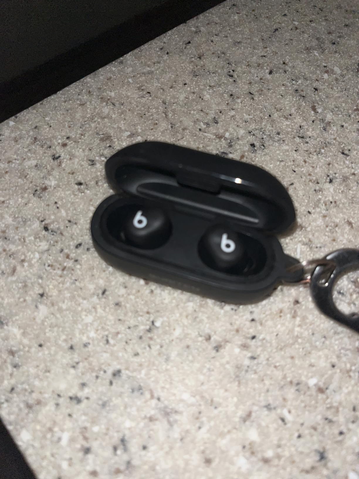Beats Solo Buds - Wireless Bluetooth Earbuds | 18 Hours of Battery Life | Apple & Android Compatibility | Built-in Microphone - Transparent Red customer photo 2