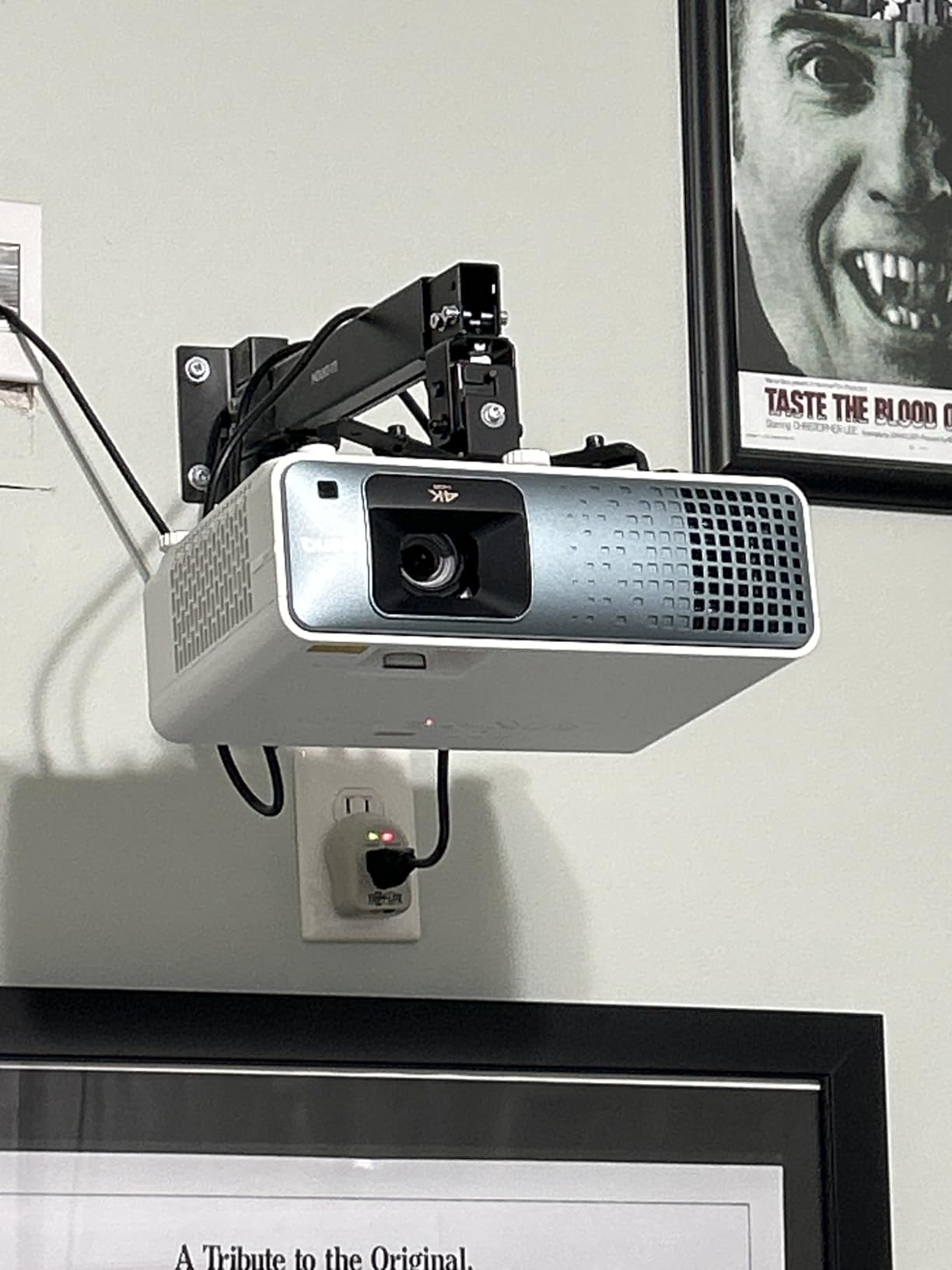 BenQ TK710 4K HDR Laser 3200 Lms Home Entertainment Movie & Gaming Projector | 3200 Lms, 4ms Input Lag, 240Hz Refresh Rate, HDR10, eARC Support, Lens Shift, 1.3x Zoom, 240HZ Refresh Rate, 3 year warranty customer photo 1