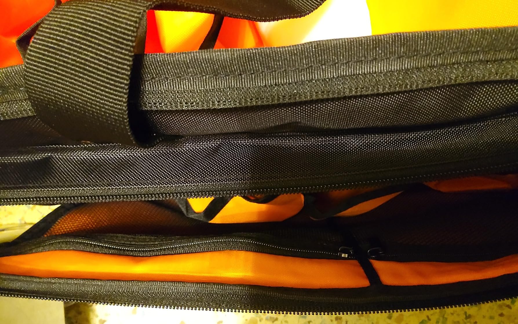 Trunab Rolling DJ Cable File Bag, Travel Gig Bag with Hard Padded Bottom | with Detachable Dividers and Dolly, for Professional DJ Gear, Musical Instrument and Accessories customer photo 1