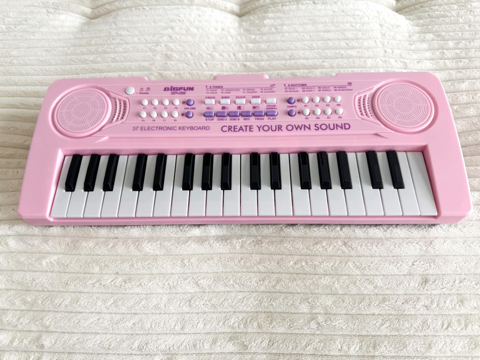 Raimy 37 Keys Electronic Keyboard Piano for Kids 3 4 5 6 7 8 9 Year Old | Early Learning Educational Portable Musical Instrument Toys, Birthday Gifts for Boys and Girls Beginner (Black) customer photo 1