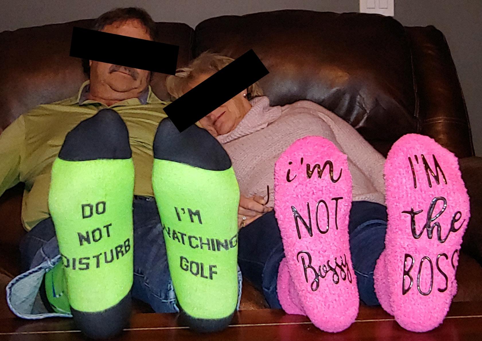 Lavley Funny Socks For Geeks - Cool Gifts for Gamers, Musicians and Teachers customer photo 2