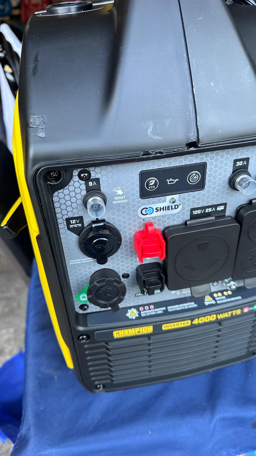 Champion Power Equipment 4000-Watt Dual Fuel RV Ready Portable Inverter Generator with Quiet Technology and Free 3-Year Warranty customer photo 2
