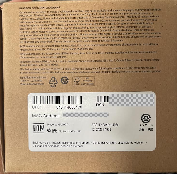 Amazon Echo Dot Max (newest model), Alexa speaker with room-filling sound and nearly 3x bass, Great for living rooms and medium-sized spaces, Designed for Alexa+, Amethyst customer photo 2