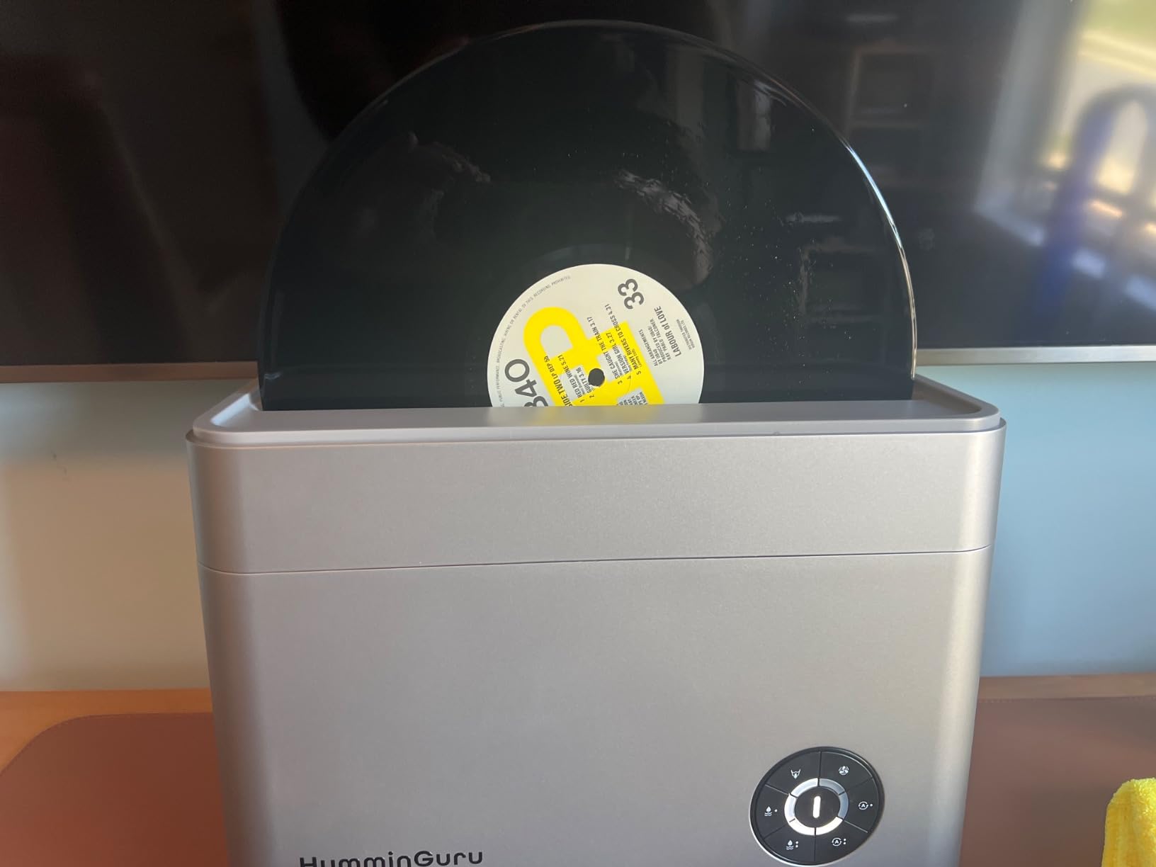 HumminGuru Ultrasonic Vinyl Record Cleaner- 40kHz Ultrasonic Vinyl Record Cleaning Machine with Auto Drying, Vinyl Record Cleaner Kit with Filters, 1Y Warranty (NOVA White Sand, 7/10/12 Inch) customer photo 1