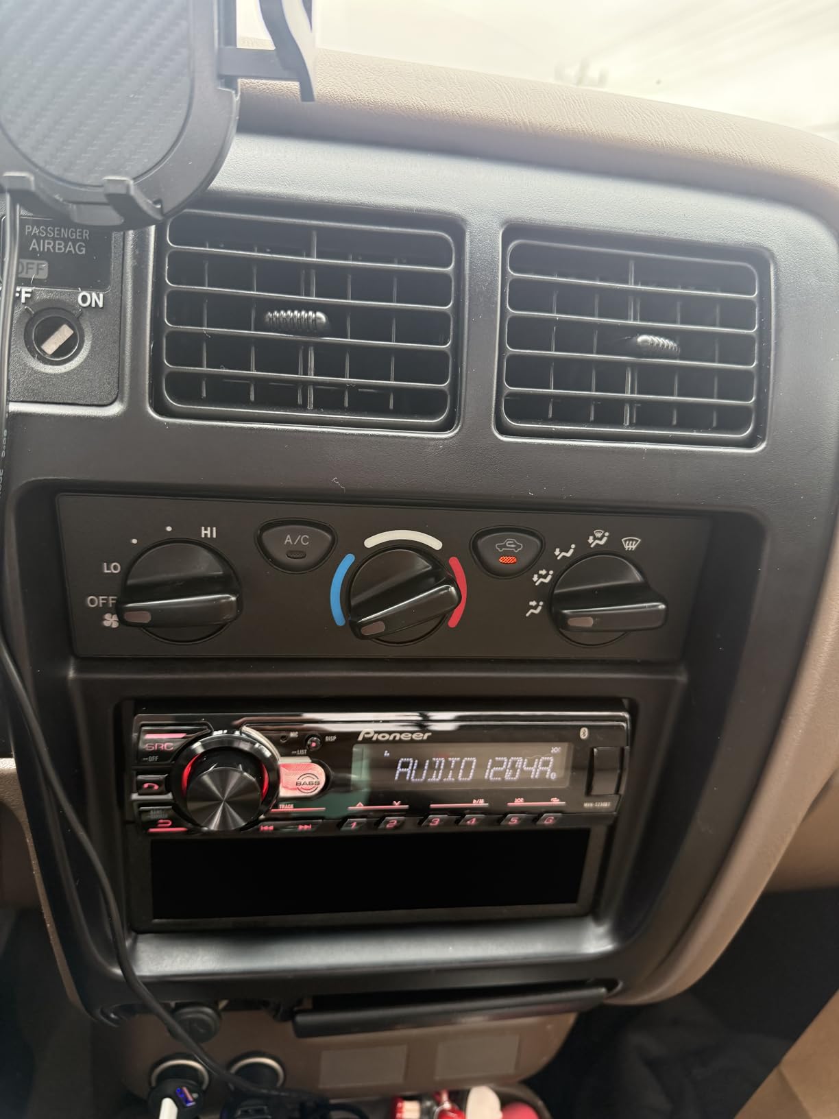 Pioneer MVH-S230BT 1-Din Car Stereo with Bluetooth, USB, AM/FM Radio | Digital Media Receiver, 50W x 4 Output, iPhone/Android Compatible, Front/SW (mono) Selectable RCA Output customer photo 1