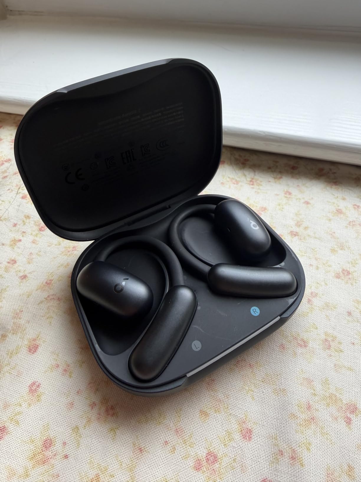 Soundcore AeroFit 2 by Anker Open Ear Earbuds, Open Ear Headphones, Earbuds | Real-Time Translation, 4 Adjustable Positions, 42H Playtime, Rich Bass, Hi-Res, IP55, AI Clear Calls, Wireless Charging customer photo 1
