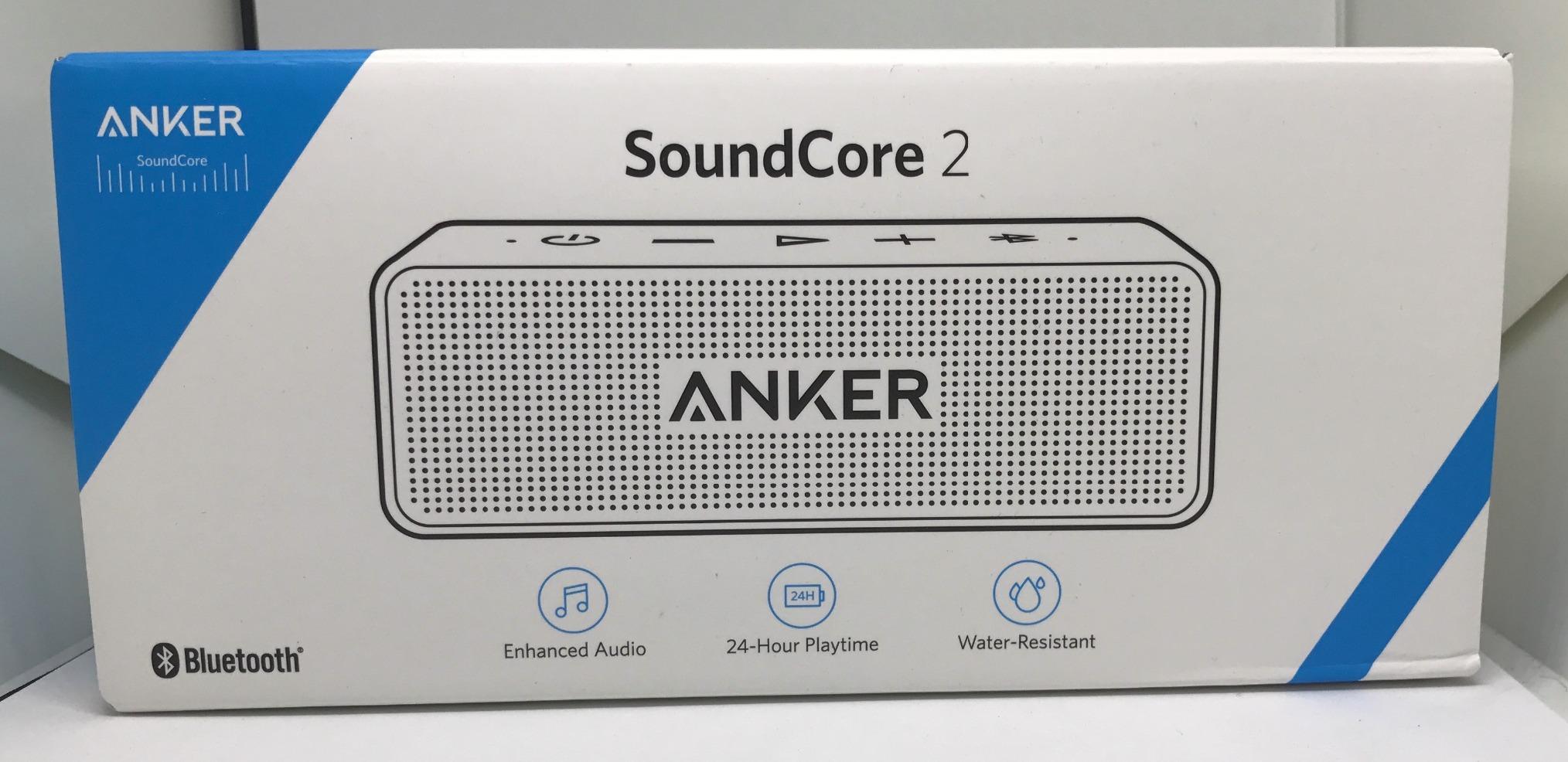 Soundcore Anker 2 Portable Bluetooth Speaker, Stereo Sound, IPX7 | BassUp, 24H Playtime, Bluetooth 5 customer photo 2