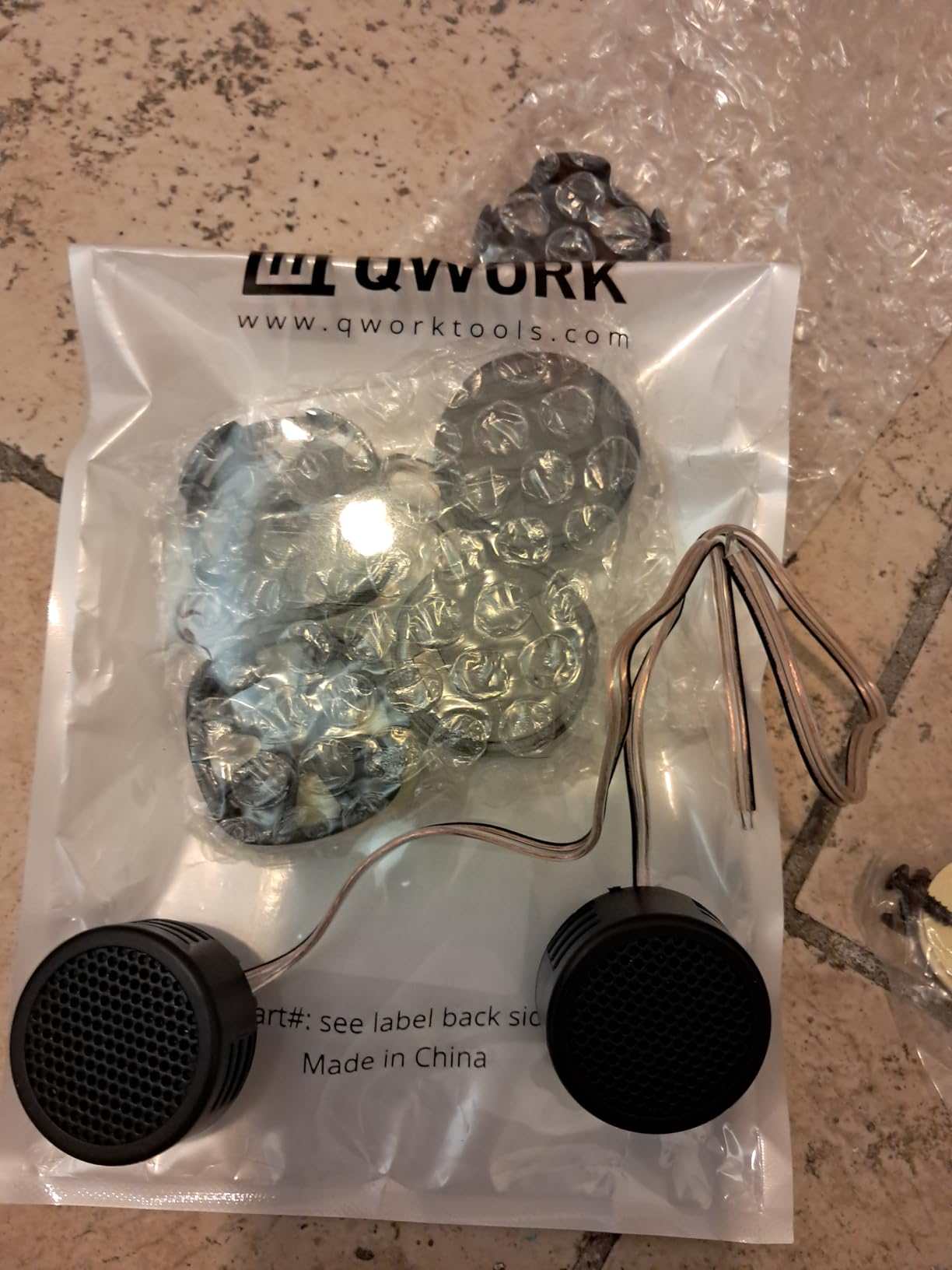 QWORK 2 Pairs High-Power Neodymium Silk Dome Tweeter Set - 500W, 4 Ohm, Super High Frequency, for Mini Car Audio Systems customer photo 1