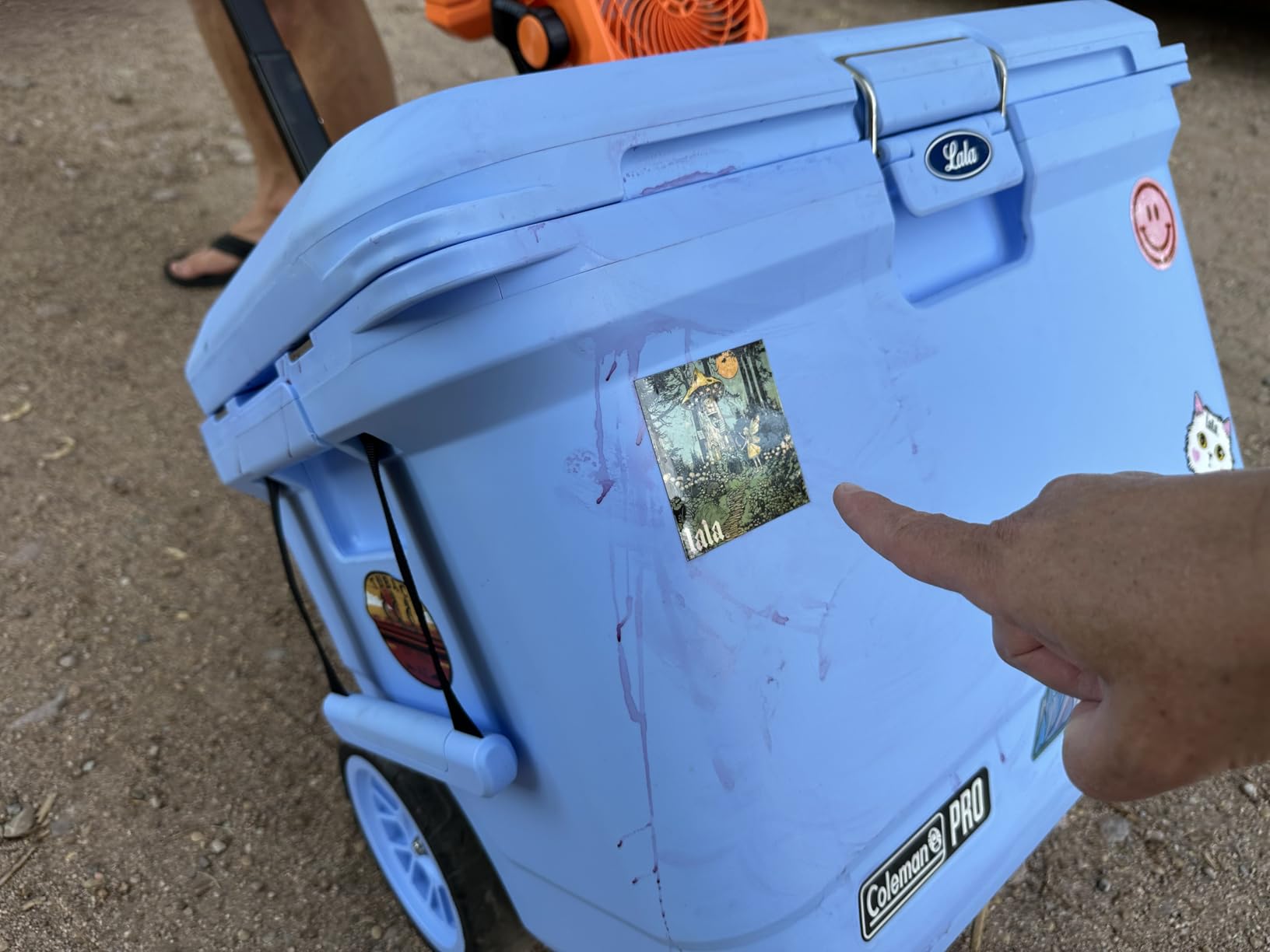 Coleman Pro Heavy-Duty 55qt Wheeled Ultra-Light Premium Hard Cooler, Extra-Thick Insulation Keeps Ice up to 5 Days, 92-Can Capacity, Heavy-Duty Wheels customer photo 2