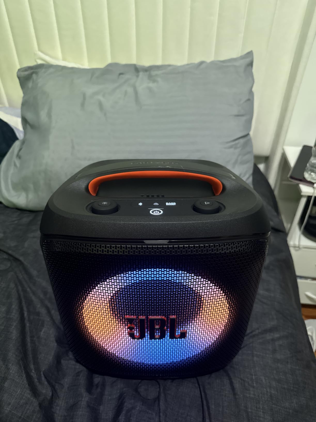 JBL PartyBox Encore Essential 2 - Portable Battery-Powered Party Speaker with AI Sound Boost, Up to 15 Hours of Play time, IPX4 Splash Proof, and Multi-Speaker Connection by Auracast (Black) customer photo 2