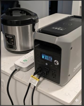 DABBSSON Portable Power Station 2000L, 2048Wh Semi-Solid LiFePO4 Battery, 2200W AC Output, 3300W Power Boost, 1 Hr Fast Charge, Solar Generator for Home Backup, Camping & RVs (Solar Panel Optional) customer photo 1