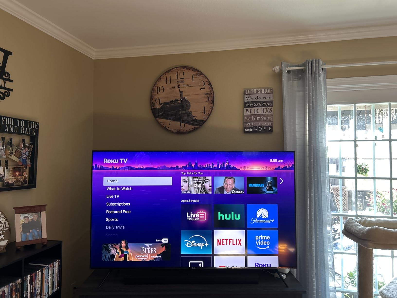 Roku 65-Inch Plus Series Smart TV - 4K QLED Mini-LED TV - RokuTV | Flat Screen Television with Dolby Vision & Wi-Fi for Streaming Live Local News, Sports - Enhanced Voice Remote customer photo 1