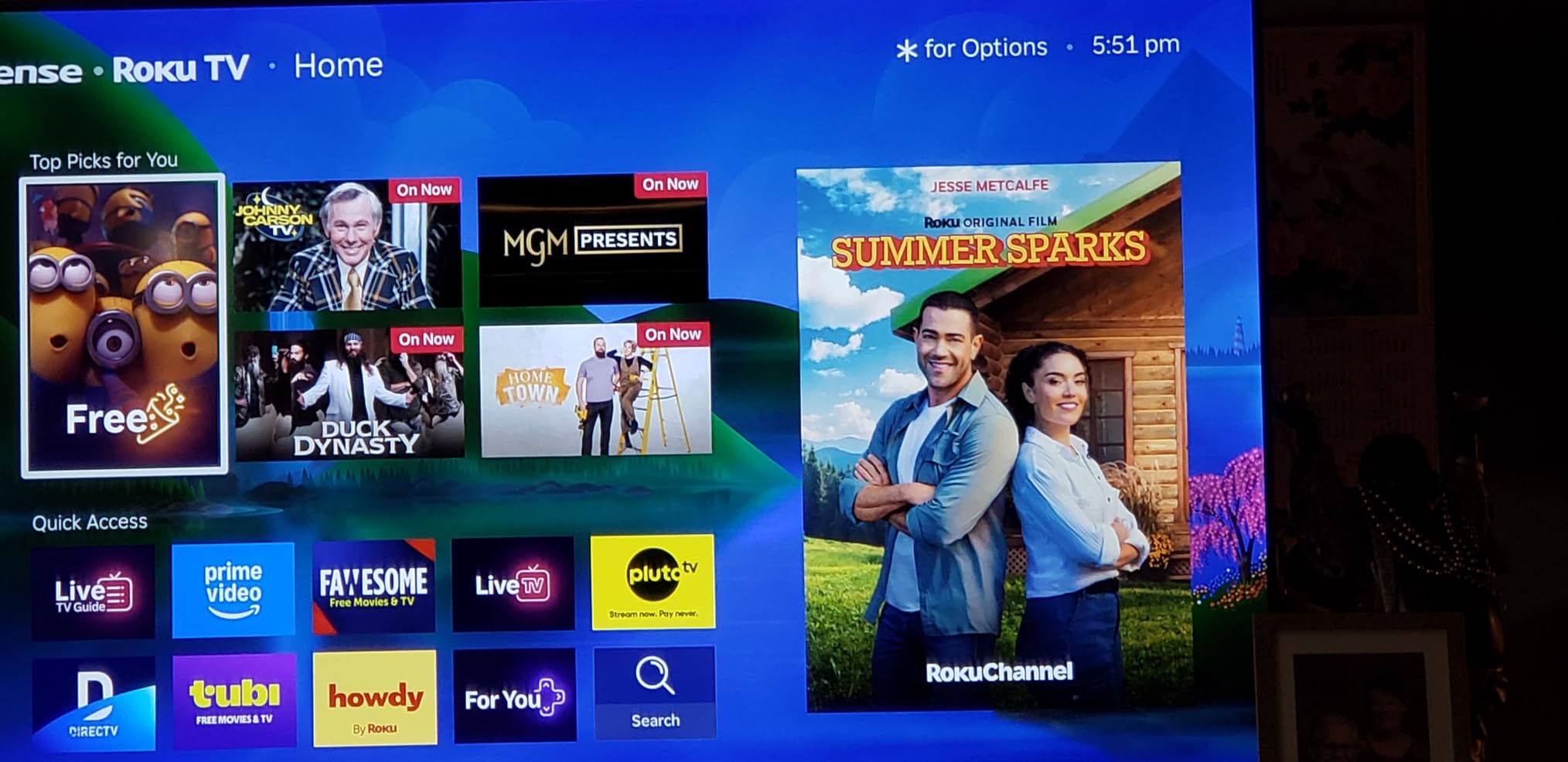 Roku 65-Inch Plus Series Smart TV - 4K QLED Mini-LED TV - RokuTV | Flat Screen Television with Dolby Vision & Wi-Fi for Streaming Live Local News, Sports - Enhanced Voice Remote customer photo 2