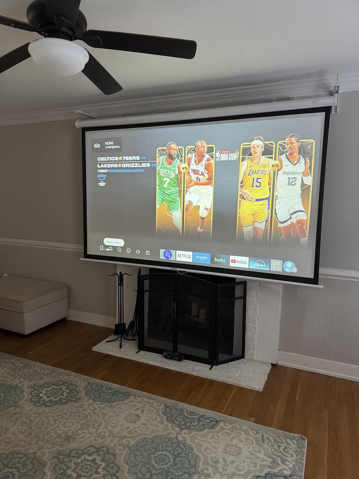 Portable-Outdoor-Projector with WiFi &Bluetooth, 50W Dolby Audio Proyector customer photo 2