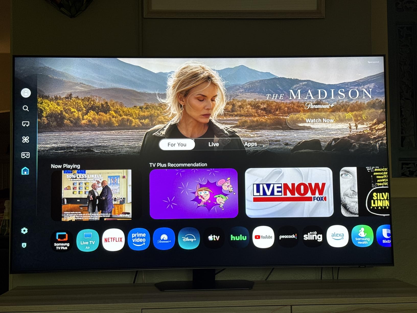 Samsung 75-Inch Class Neo QLED 4K QN90F Series, Vision AI, Mini LED Smart TV (2025 Model, 75QN90F) Neo Quantum HDR+, Object Tracking Sound+ w/Dolby Atmos, Glare Free, Gaming Hub, Alexa Built-in customer photo 1