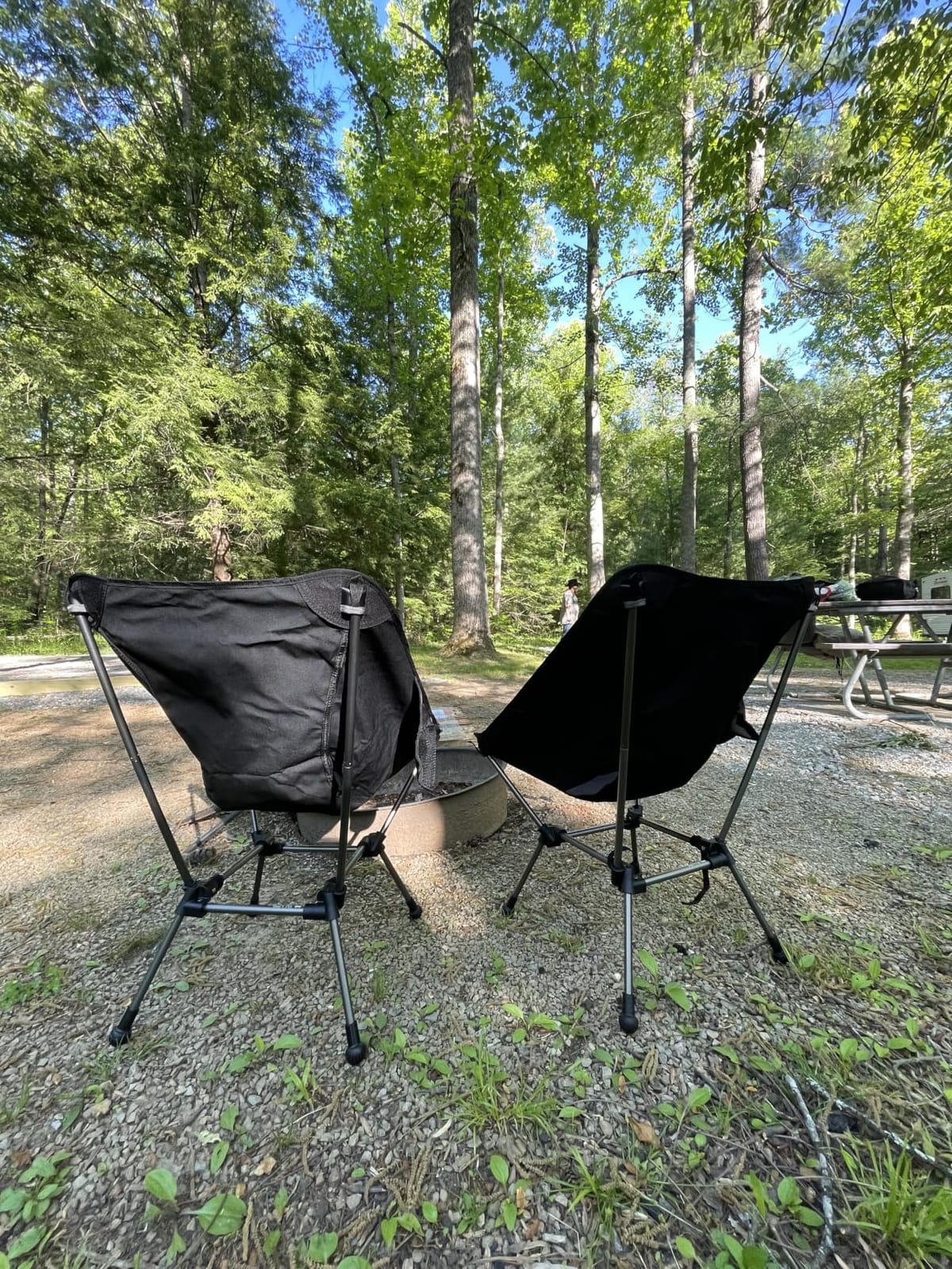 MOON LENCE Portable Camping Chair Plus, Larger & Roomier, Compact and Lightweight, Folding Chair for Backpacking Hiking Beach, Ultralight Camp Chair 330Lbs Capacity customer photo 2