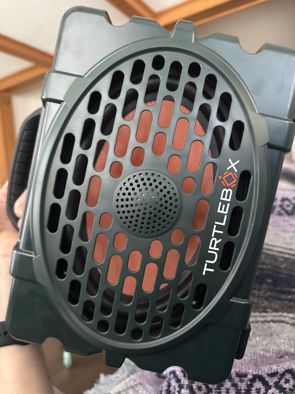 Turtlebox Original Gen 3 Outdoor Bluetooth Speaker, Waterproof, Tan, Midsize Flagship, Rugged and Portable, Plays to 120dB, IP-67, 25hr+ Battery Life, Unlimited Pairing for Full Stereo customer photo 2