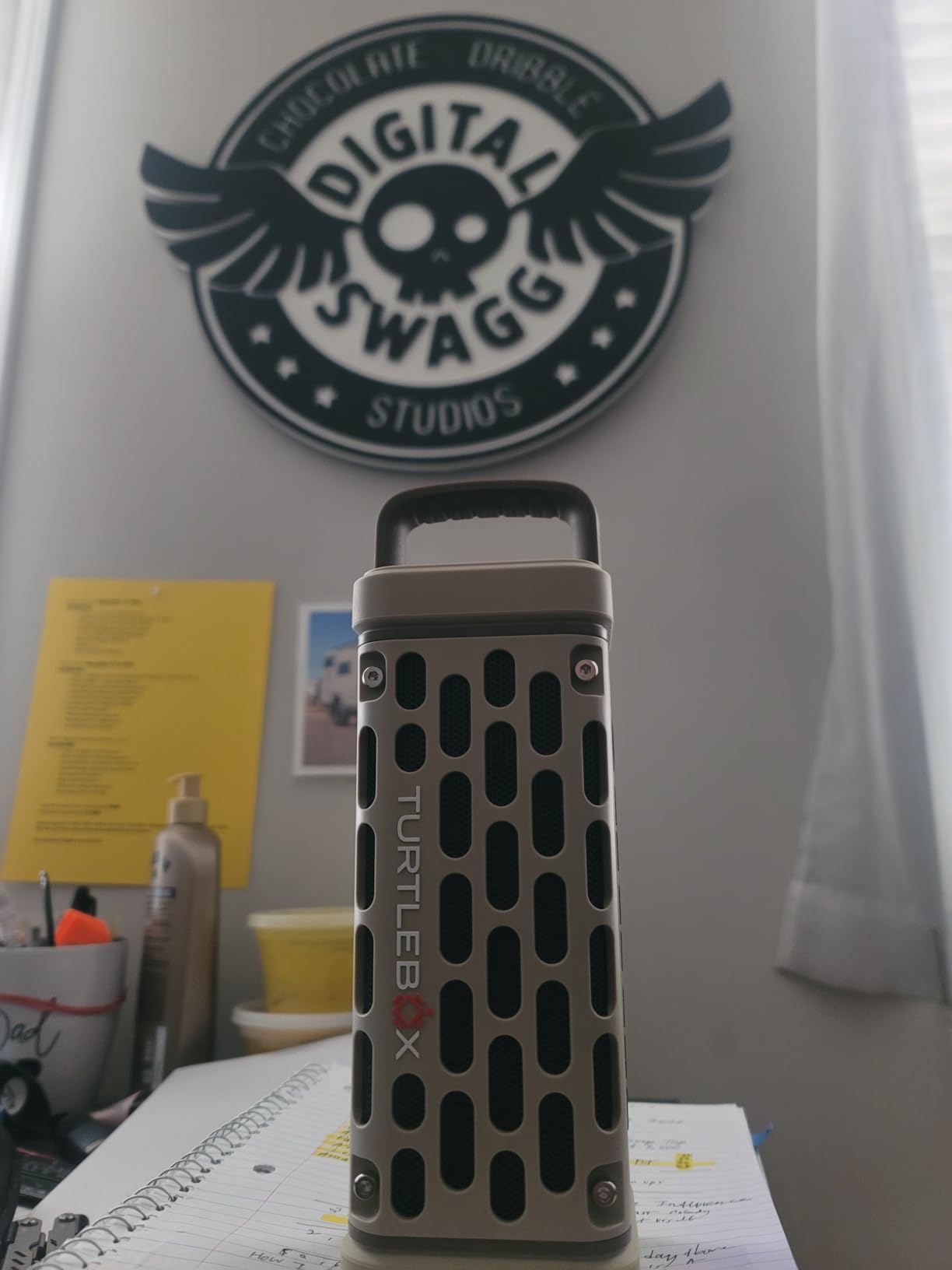 Turtlebox Ranger, Ultra-Portable Bluetooth Speaker, Waterproof, River Rock | Built For The Outdoors, Plays to 105dB, IP-67, 12hr+ Battery Life, Magnetic Mounts, Unlimited Pairing for Full Stereo, 2.4lbs customer photo 1