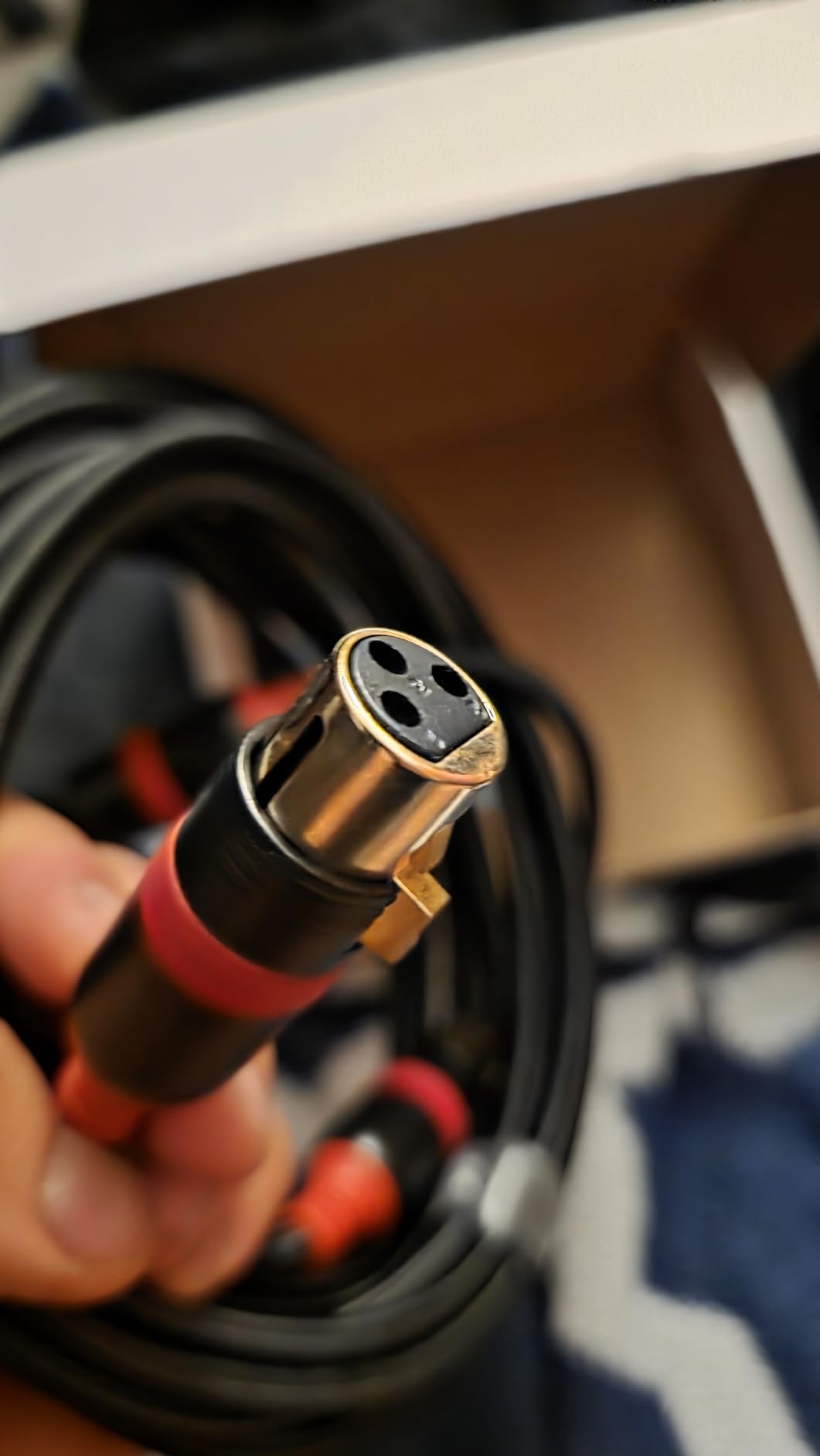 Warrky 10ft 2 Pack XLR Cables OFC Gold-Plated Hi-Fi Balanced Male to Female | [Oxygen-Free Copper (OFC), Gold-plated Connector] Balanced Microphone Cable Male to Female Professional Hi-Fi XLR Cable customer photo 1
