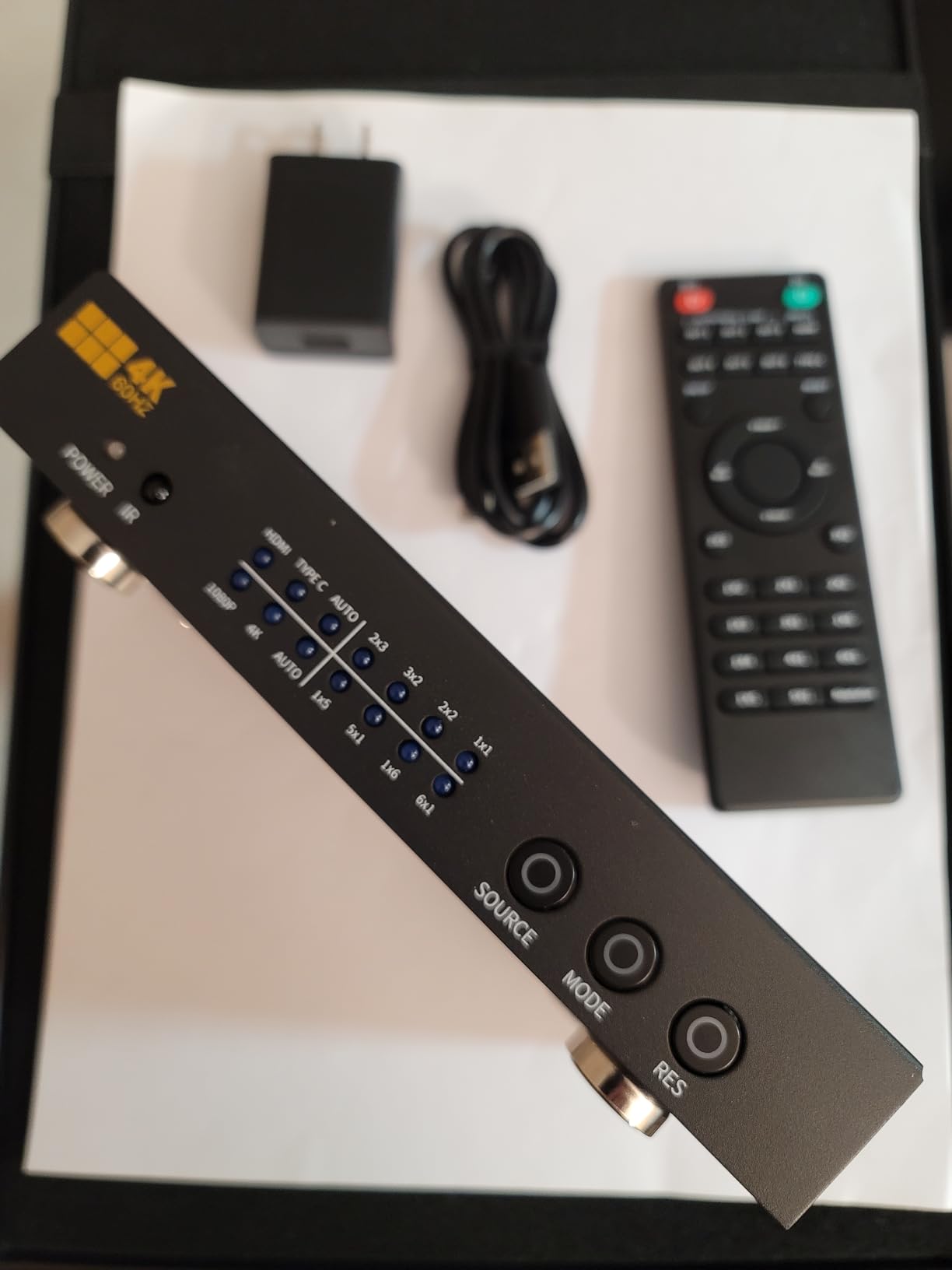ISEEVY 4K60 Video Wall Controller 2X3 3X2 UHD TV Wall Controller 2X2 1X5 5X1 1X6 6X1 Support HDMI USB-C 4K60 Inputs and 6X HDMI 4K Outputs for max 6 TVs into 1 Wall customer photo 2