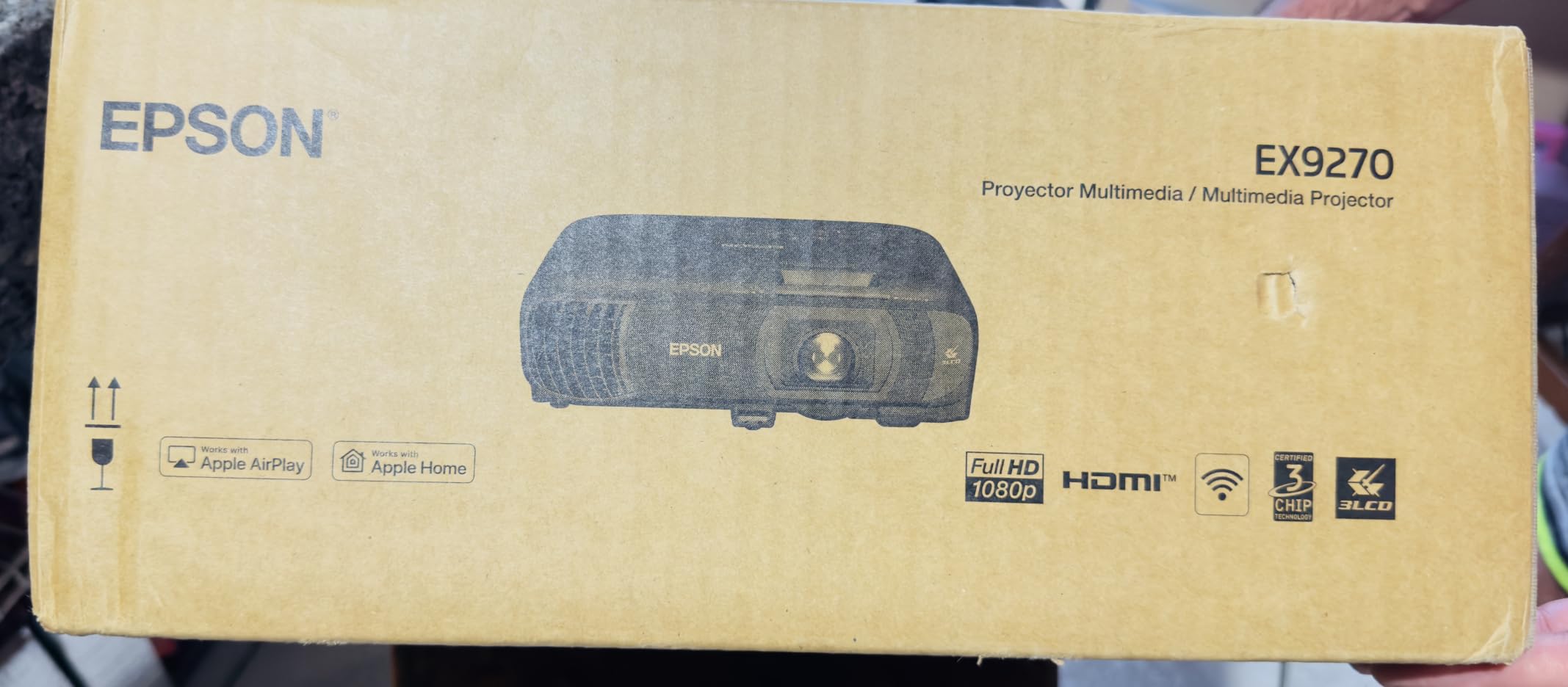Epson Pro EX9270 Wireless 1080p 3-Chip 3LCD Business Projector, 4100 Lumens Color and White Brightness, Built-In Speaker, Airplay Miracast, 2 HDMI Ports, 1.6x Zoom customer photo 2