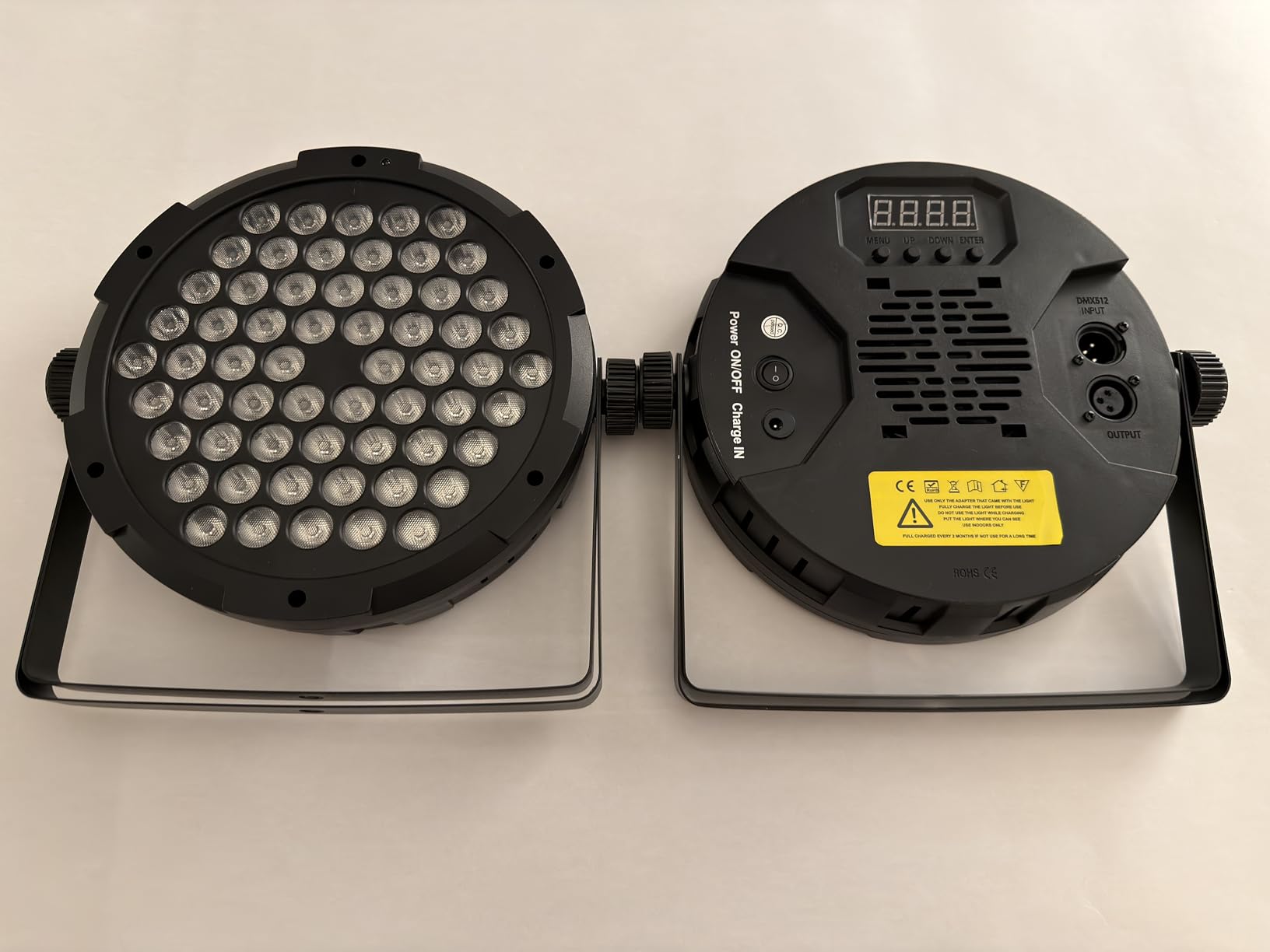 2Pack 90W Battery Powered Par Lights with Remote & DMX Control | 20H Single-color 5H Charging, Battery Uplight, Remote & DMX Control for Event Wedding Church Concert Band Club customer photo 1