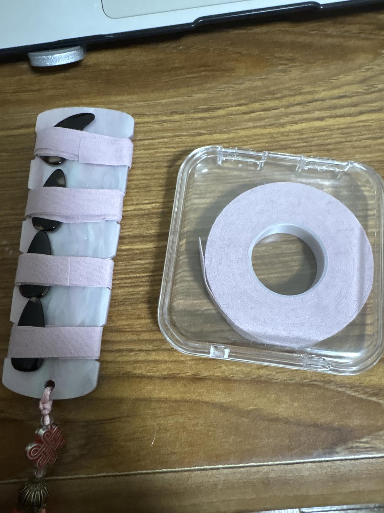 Small Size Guzheng Finger Picks for Kids Chinese Zither Nail with Finger Tape & Storage Plate & Carry-Case (Jade Green-S) customer photo 1