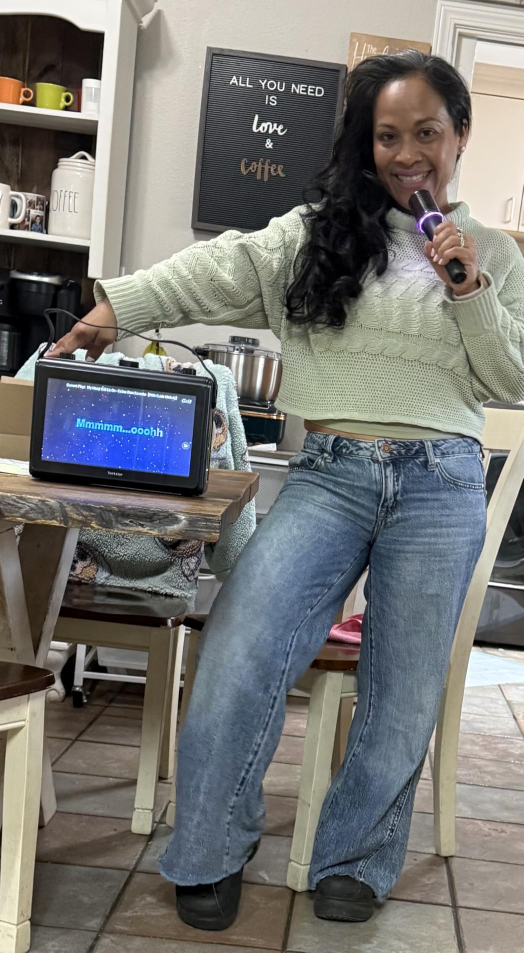 Karaoke Machine for Adults, Built-in 10.1