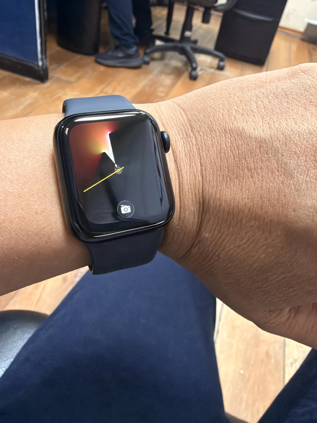 Apple Watch SE 3 [GPS 40mm] Smartwatch with Starlight Aluminum Case with Starlight Sport Band - S/M. Fitness and Sleep Trackers, Heart Rate Monitor, Always-On Display, Water Resistant customer photo 2