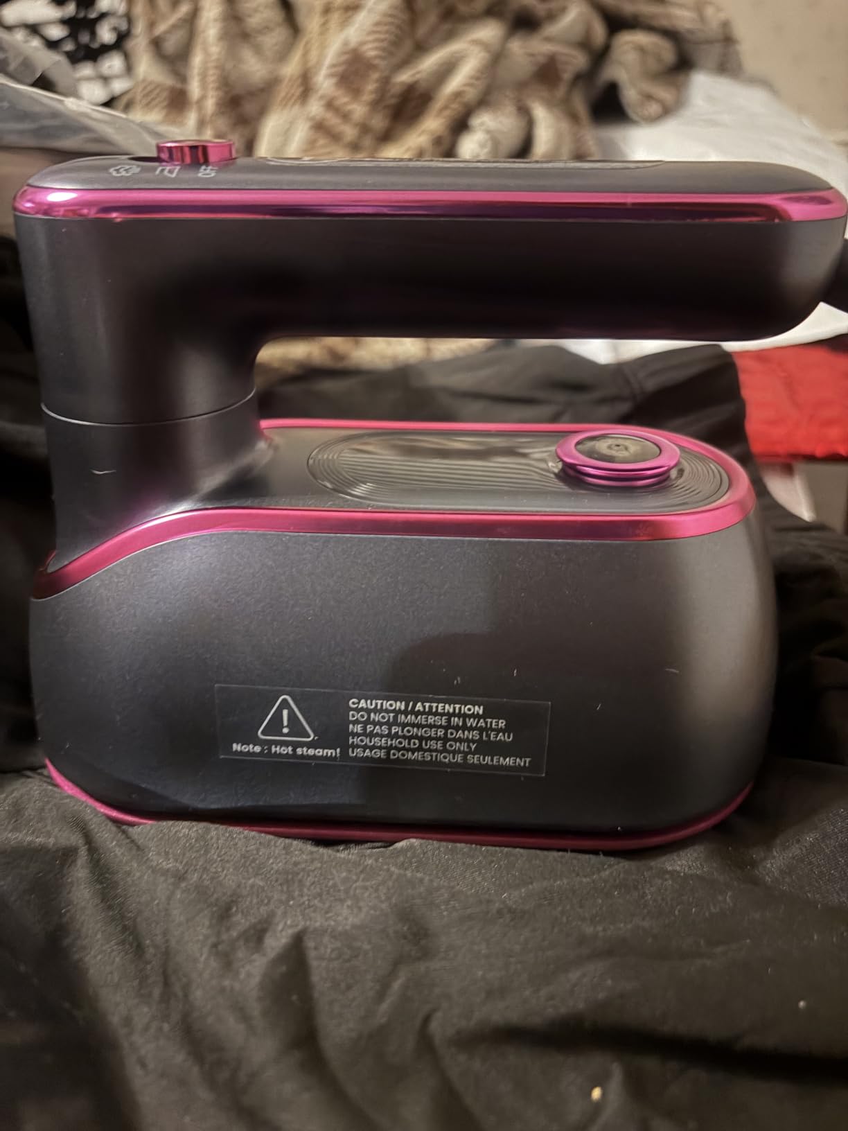 Jack & Rose Travel Steamer Iron for Clothes,1200w Iron Steamer,Portable Handheld Travel Size Steamer iron,8S Fast Heat-Up,Large Ceramic Heat Panel customer photo 2