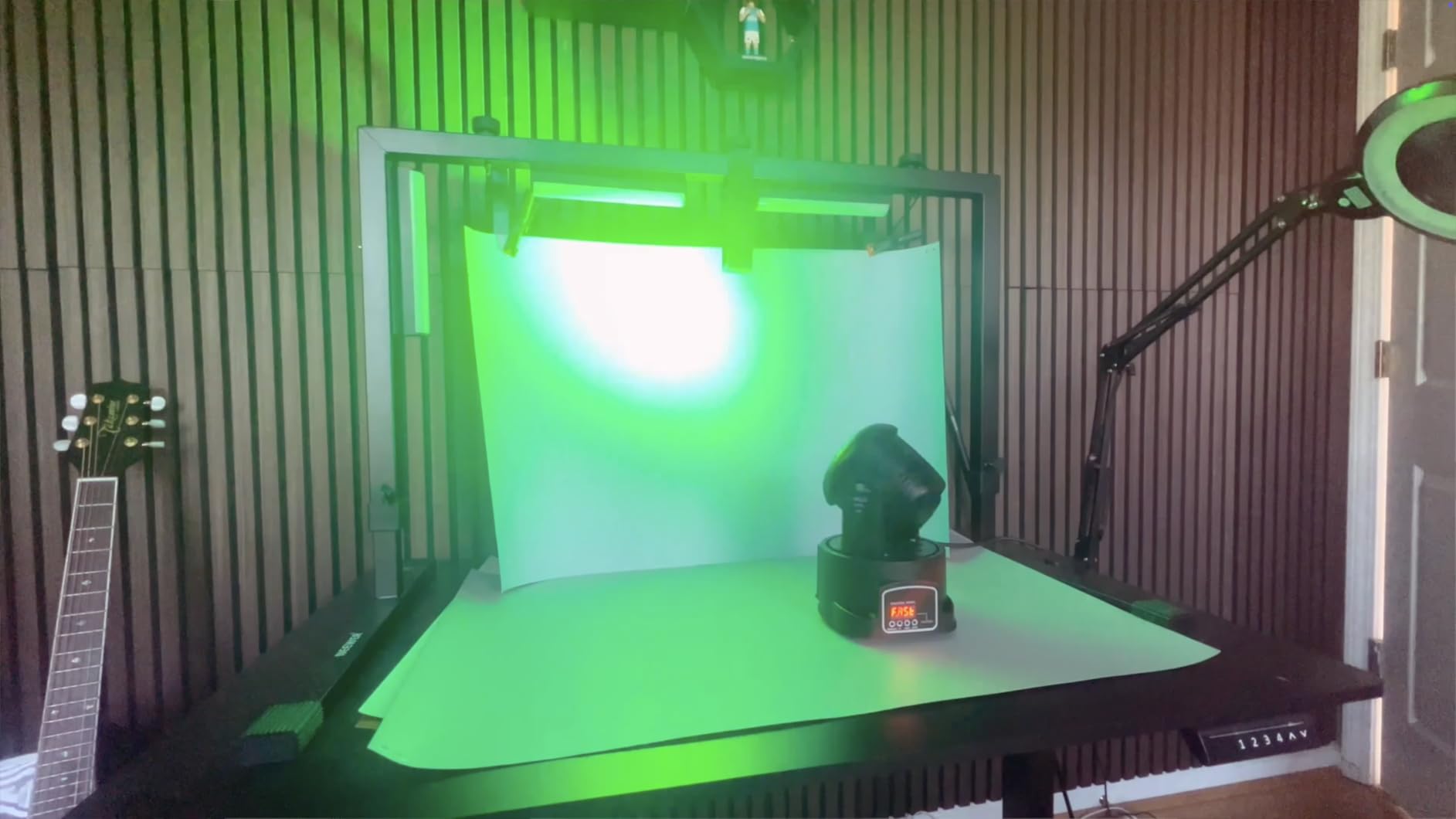 MINGJIE Moving Head Wash Light, 7x10W LED DMX DJ Stage Light | 12 Colors, Sound Activated, 540 deg Pan & 180 deg Tilt, Wash Effect Lighting for Weddings, Clubs, Concerts, Bars and Events customer photo 2