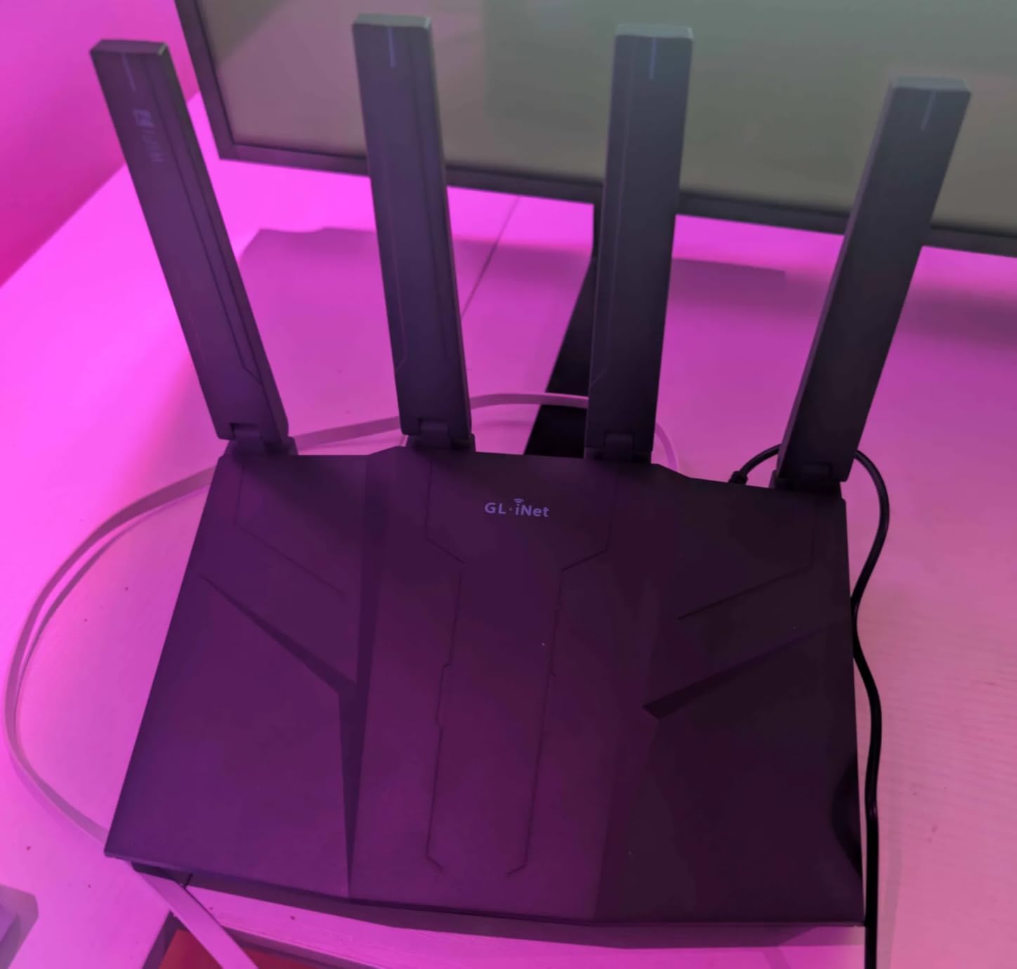 GL.iNet GL-BE6500 Flint 3e Wi-Fi 7 Router with VPN for Home and Gaming, Wi-Fi 7 BE6500 up to 6.5 Gbps with MLO and 4K-QAM for 4K streaming, gaming, and video calls customer photo 2