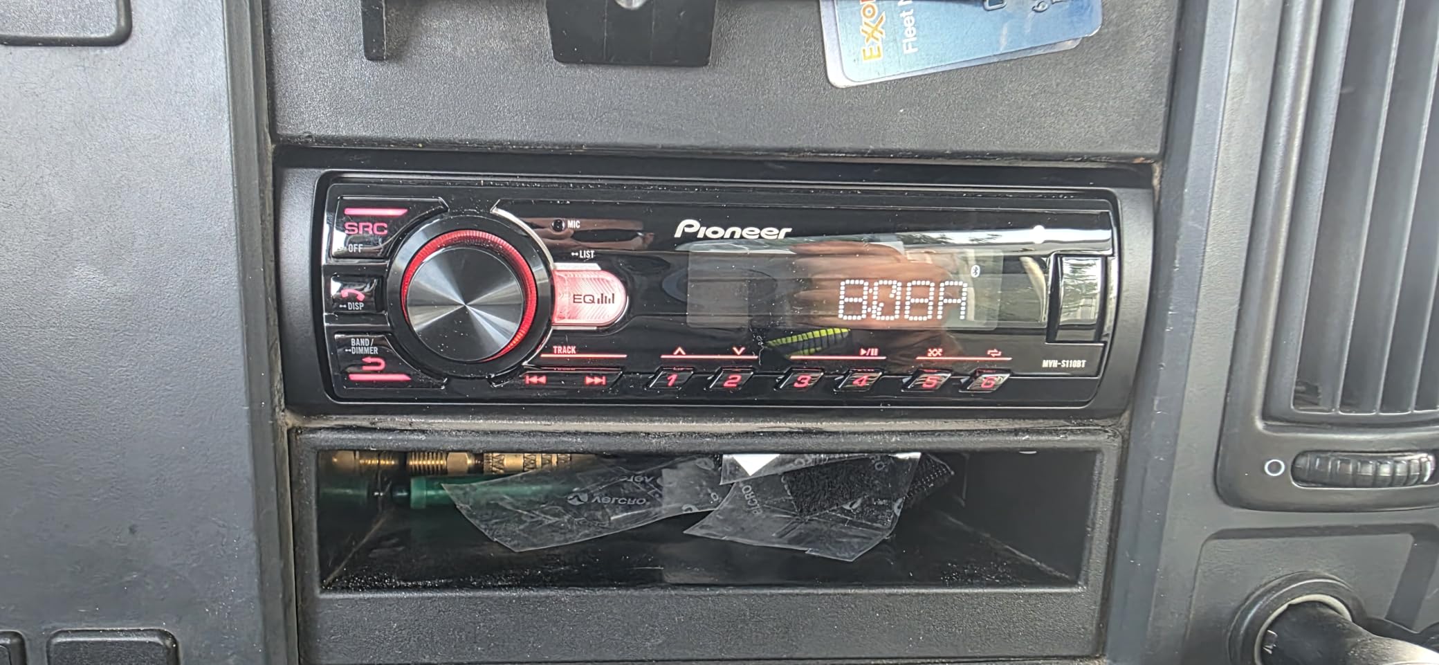 Pioneer MVH-S110BT 1-Din Digital Media Receiver Car Stereo - Bluetooth, USB Input, 50W x 4 Output, AM/FM Radio, iPhone & Android Compatible customer photo 1