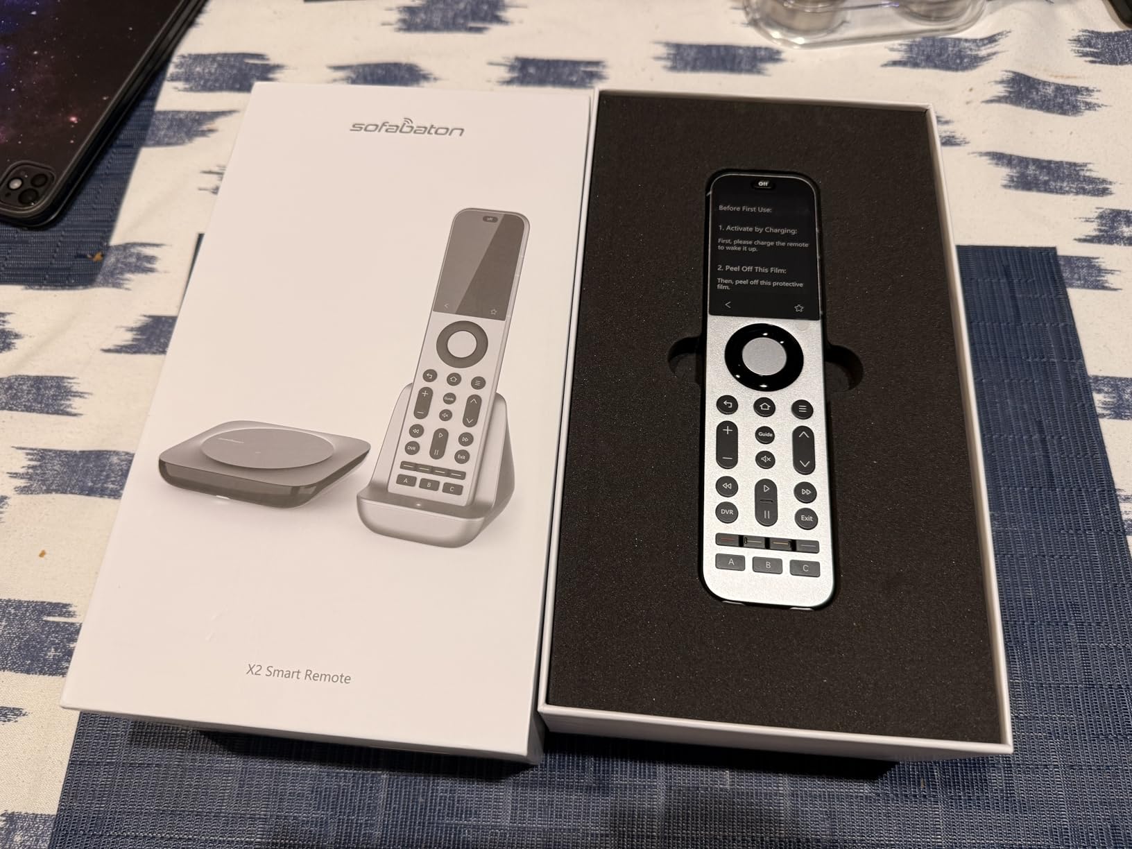 SofaBaton X2 Universal Remote with Hub & Charing Dock & APP & Touchscreen | All in One Universal Remote Control with One-Touch Activities, Compatible with Alexa & Google Assistant & Home Assistant customer photo 1