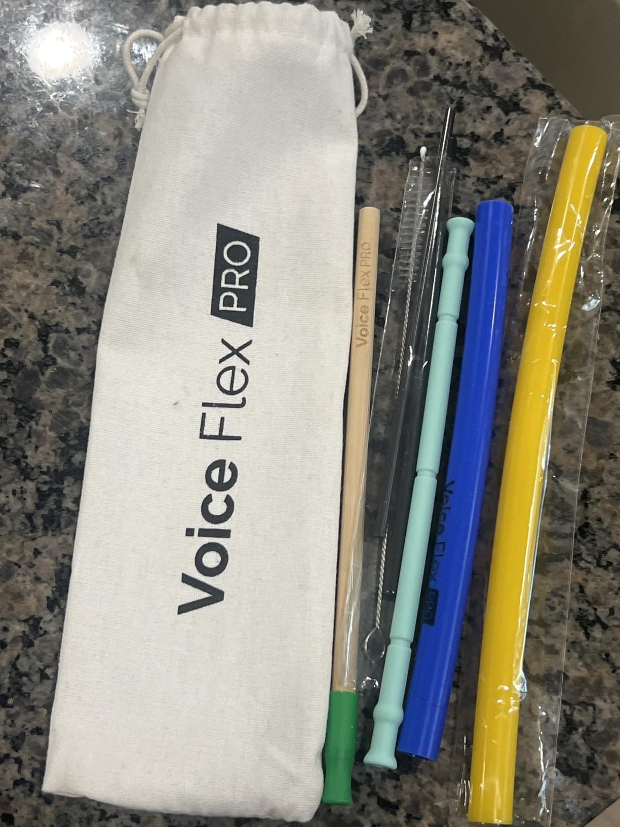 VOICE FLEX Pro Vocal Trainer for Singing - Voice Training Straws Set | SOVT Voice Trainer, Metal Case / Water Bottle, Training Website, Gift for Singers, Vocal Warm Up Tool, Vox Bubbling Tube customer photo 2