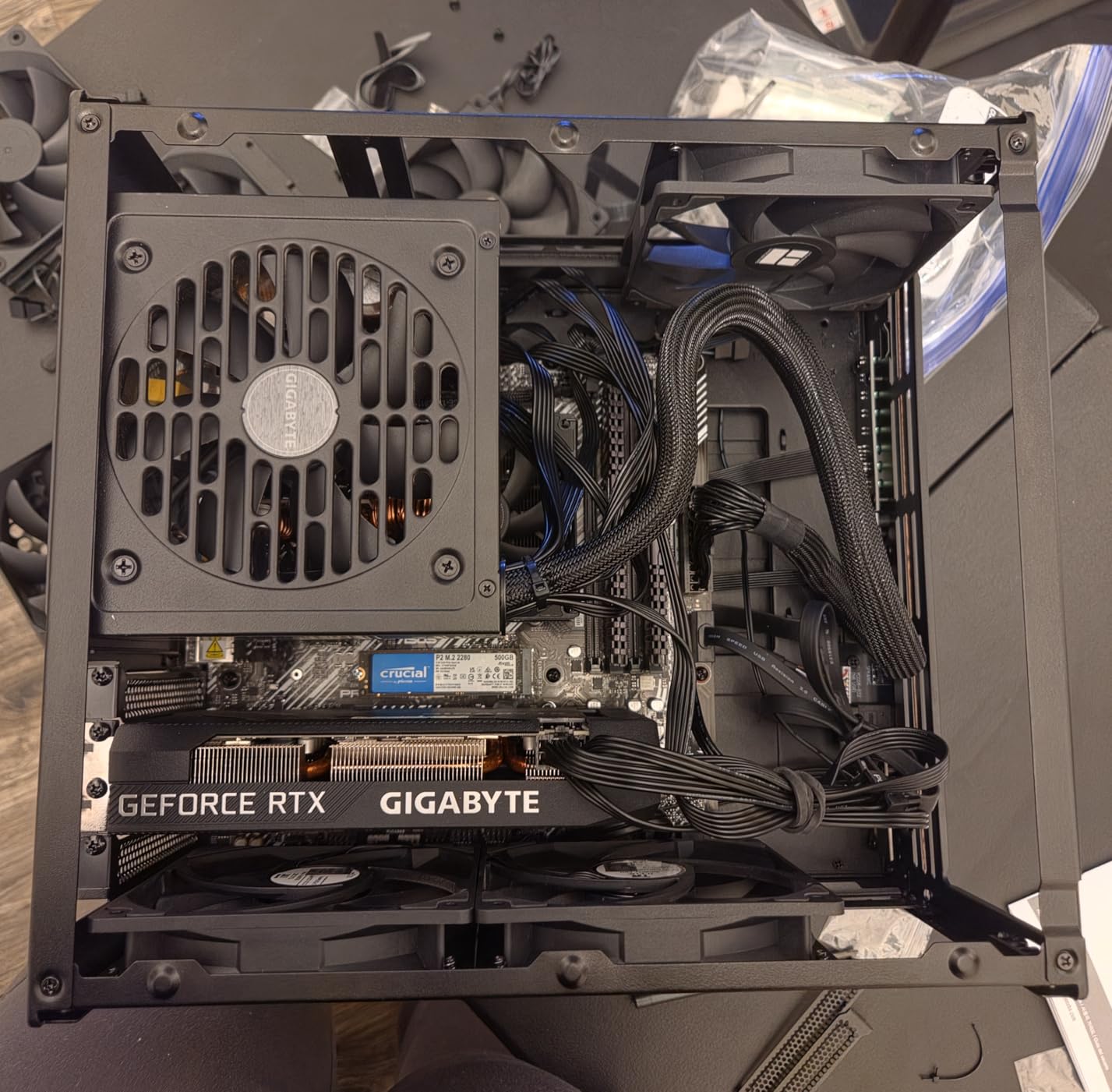 JONSBO N6 NAS Case, Micro ATX PC Case, 9 HDD/SSD Drive Bay (hot-swap), with 2 Fans Pre-Installed customer photo 1